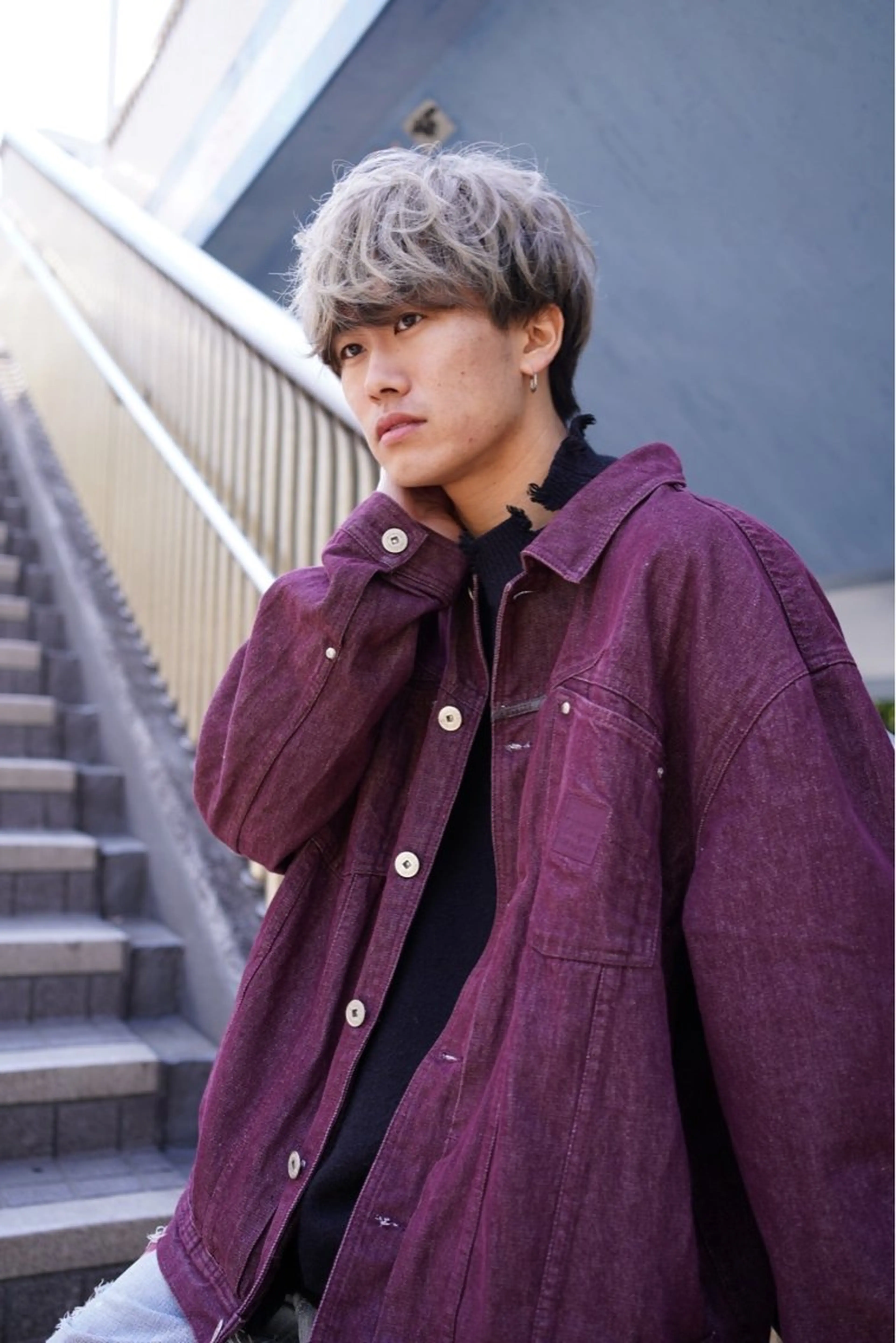 カラー メンズ ヘアカラー 🌱メンズ特化🌱 ニュアンス/リョウガのヘアスタイル