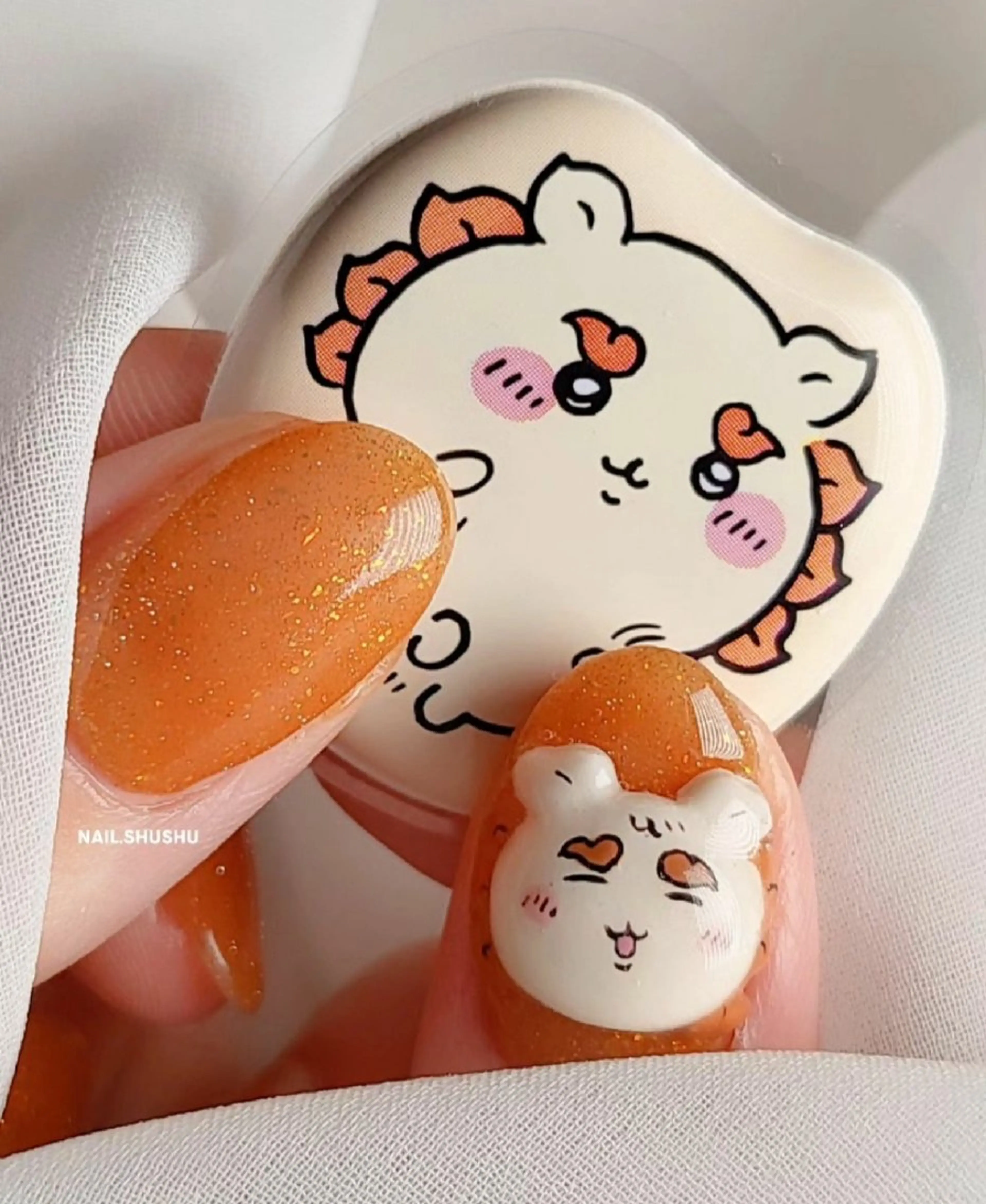 ネイル 持ち込み ニュアンスネイル ワンカラーネイル シンプルネイル 3dパーツ/流行り 👧shushu❤️のネイルデザイン