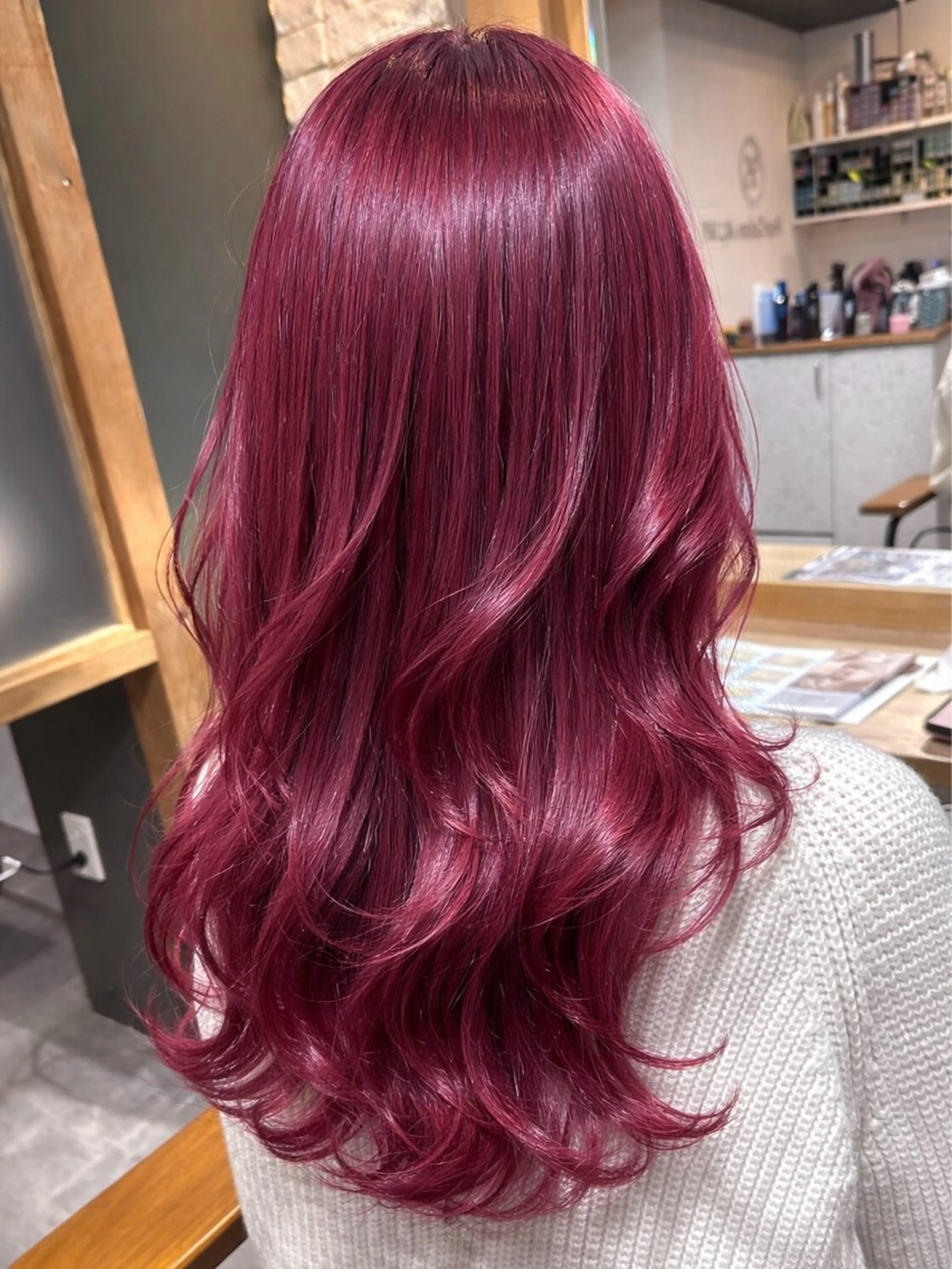 ロング カット ヘアカラー 1%【横浜】 髪質改善&ケアカラーのヘアスタイル