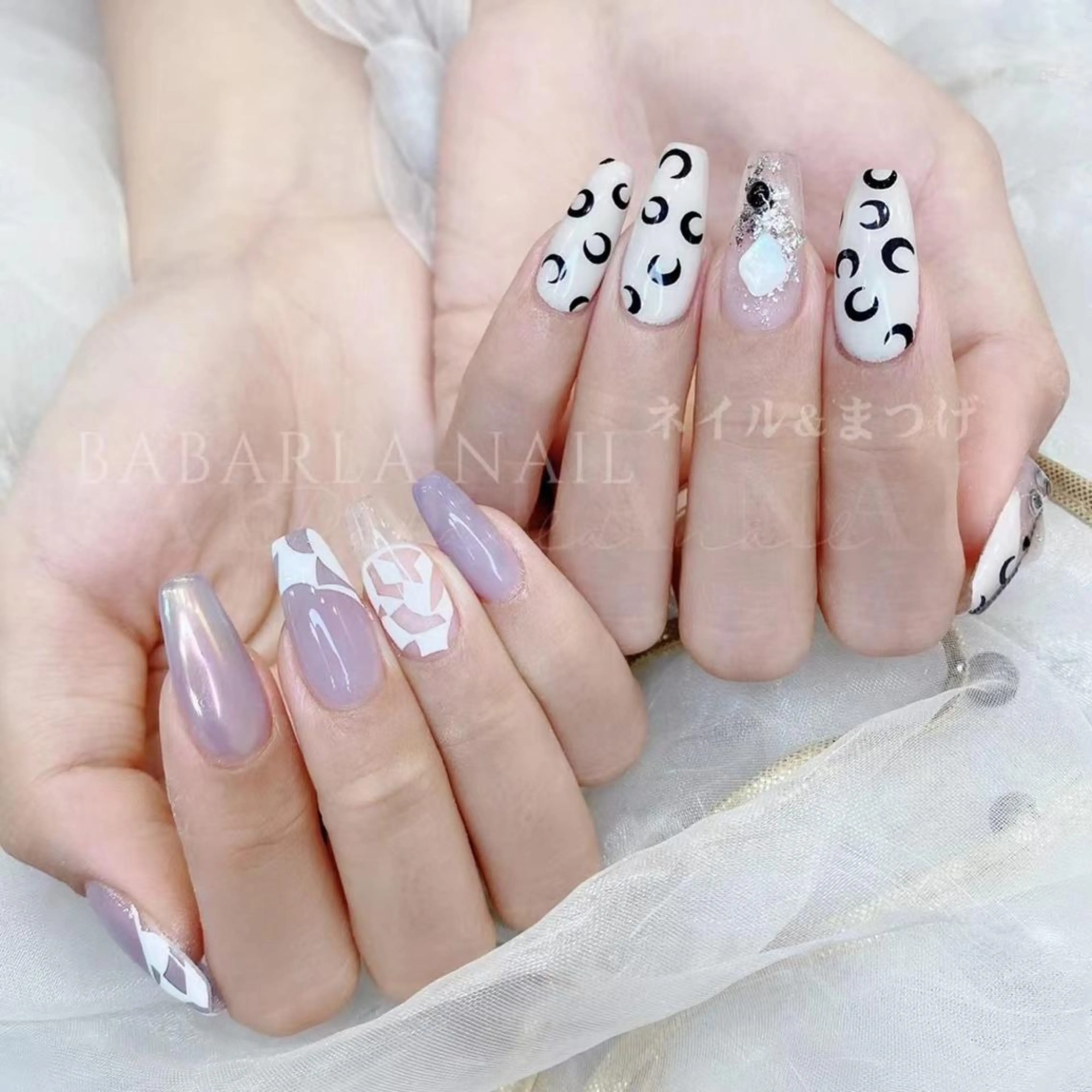 ネイル パープル Babarla Nailのネイルデザイン