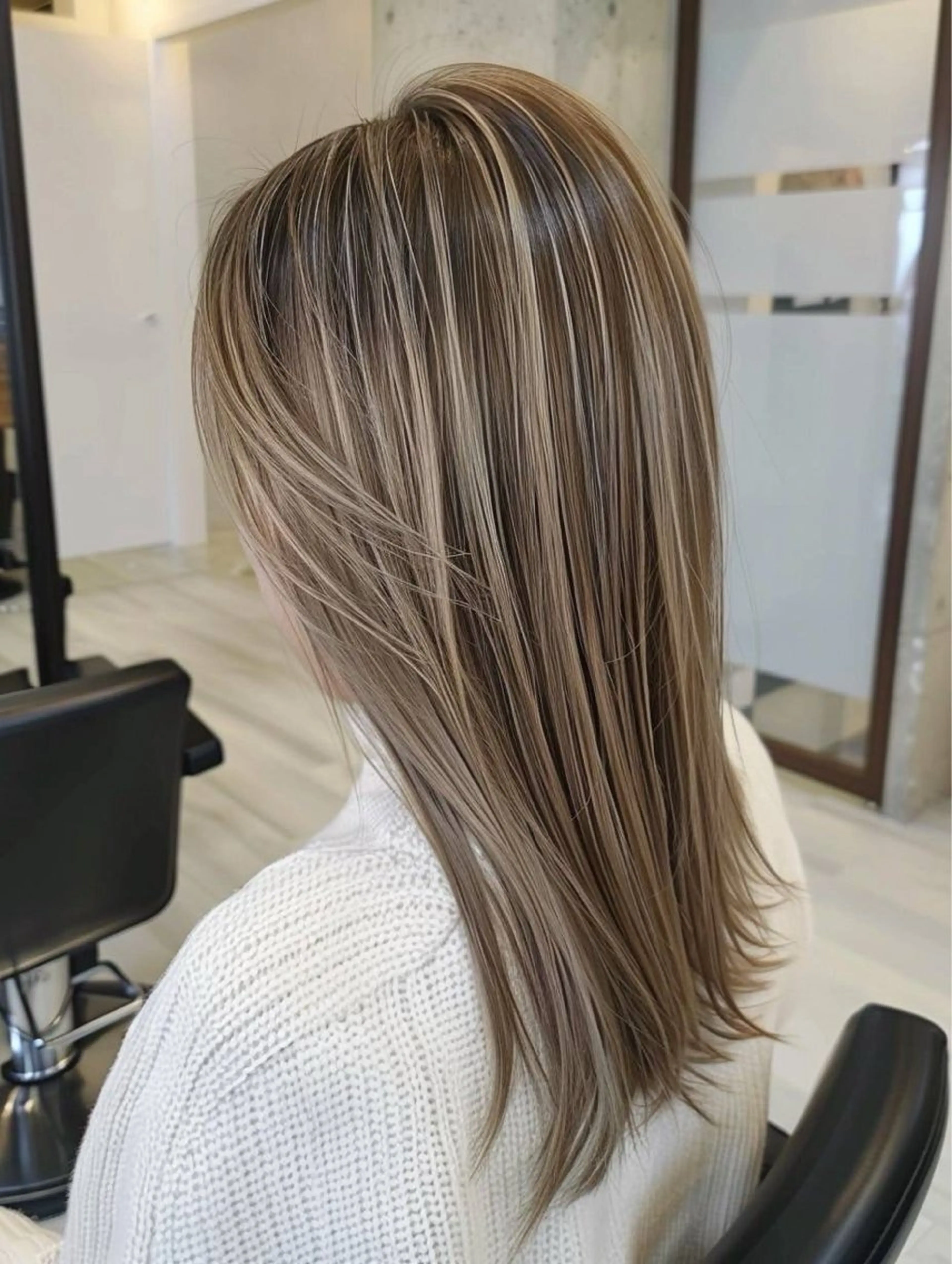 カラー ブリーチなし/髪質 改善/エクステ✨天夕のヘアスタイル