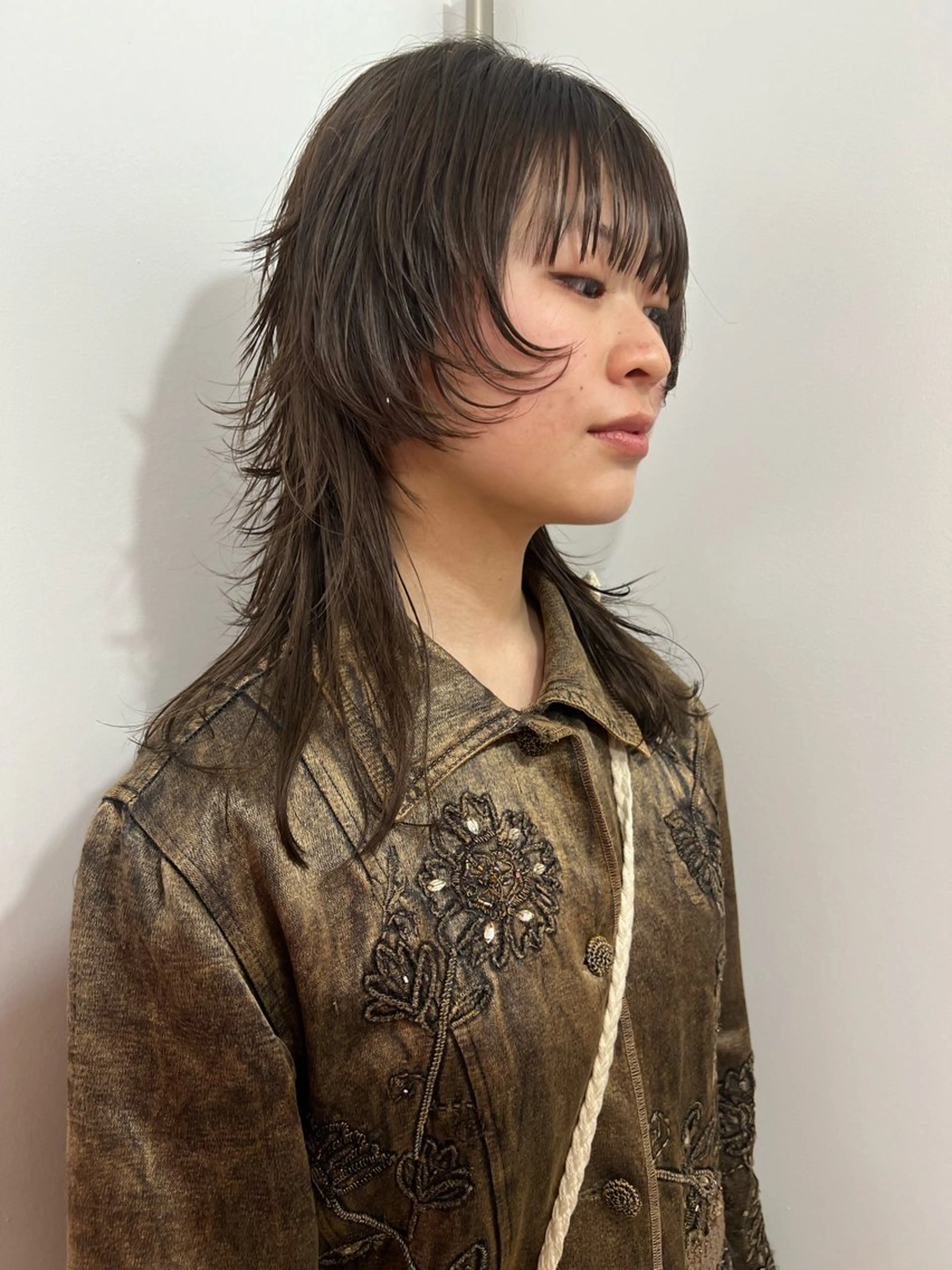 ミディアム 💥ウルフカット デザインあんな💥のヘアスタイル