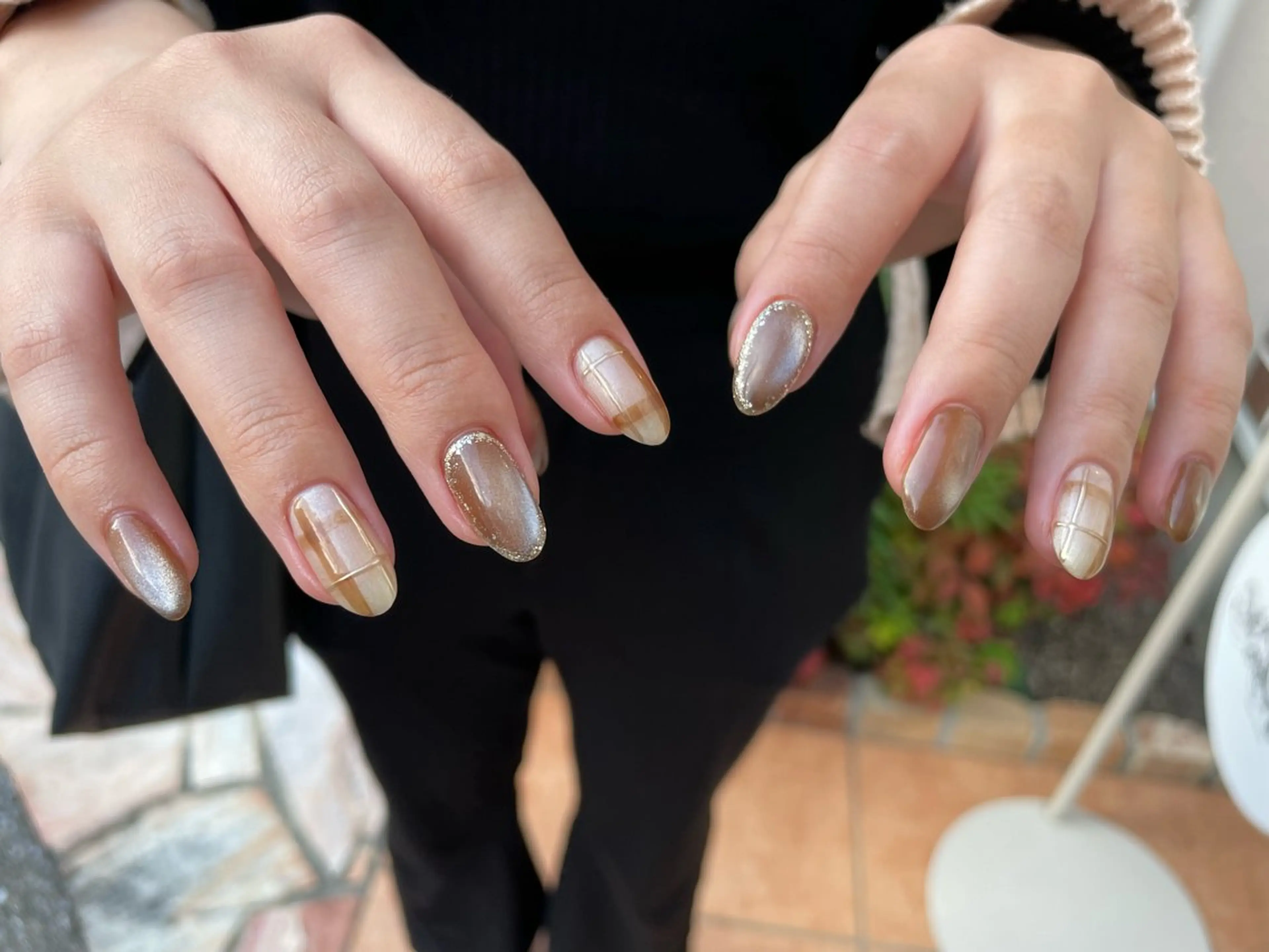 ネイル ハンドネイル total beauty TLIENGLE［ﾄﾘｱﾝｸﾞﾙ］所属・tliengle ［ﾄﾘｱﾝｸﾞﾙ］のネイルデザイン