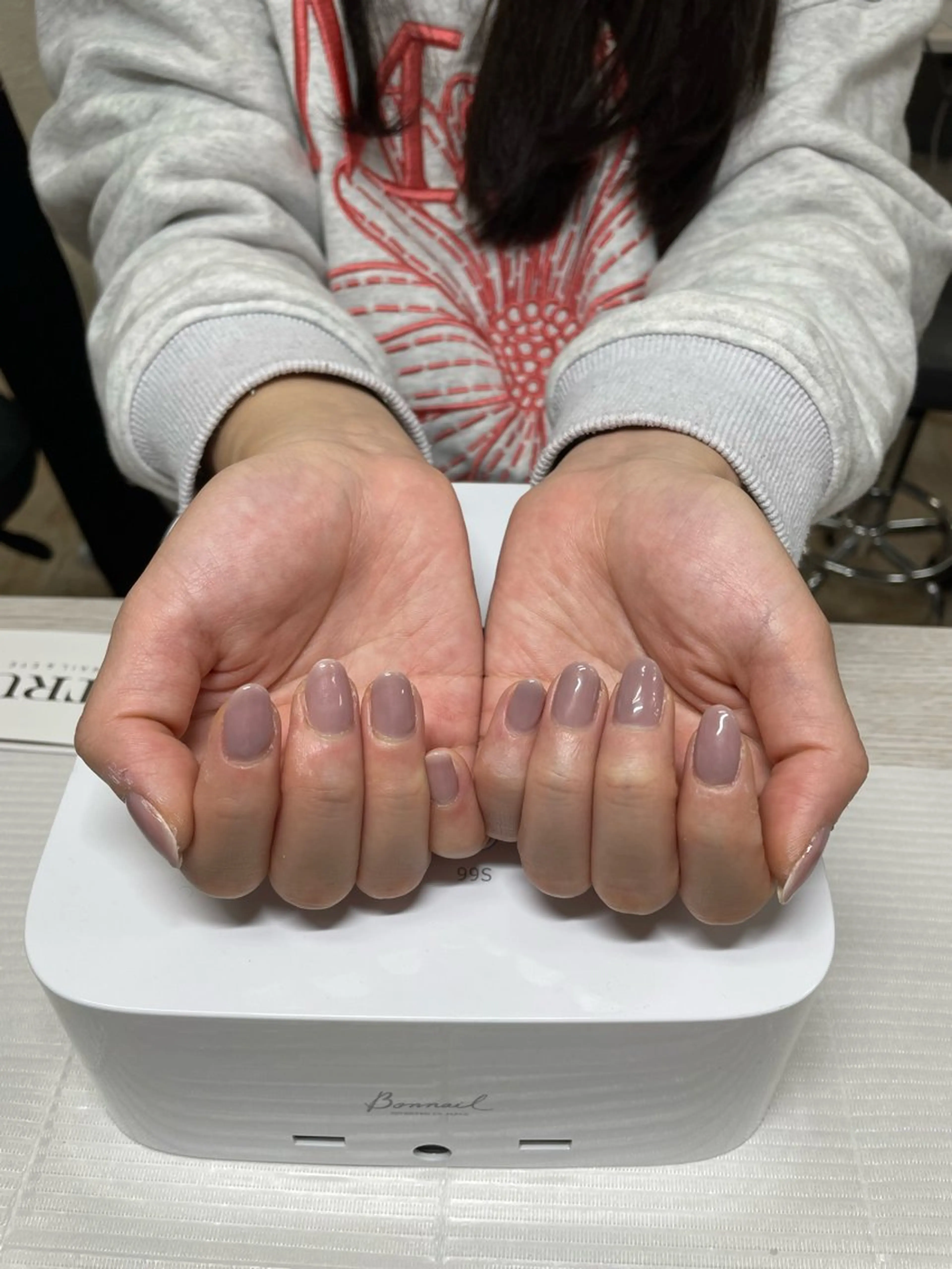 ネイル ワンカラーネイル TRU NAIL&EYE立川所属・TRU ちはるのネイルデザイン
