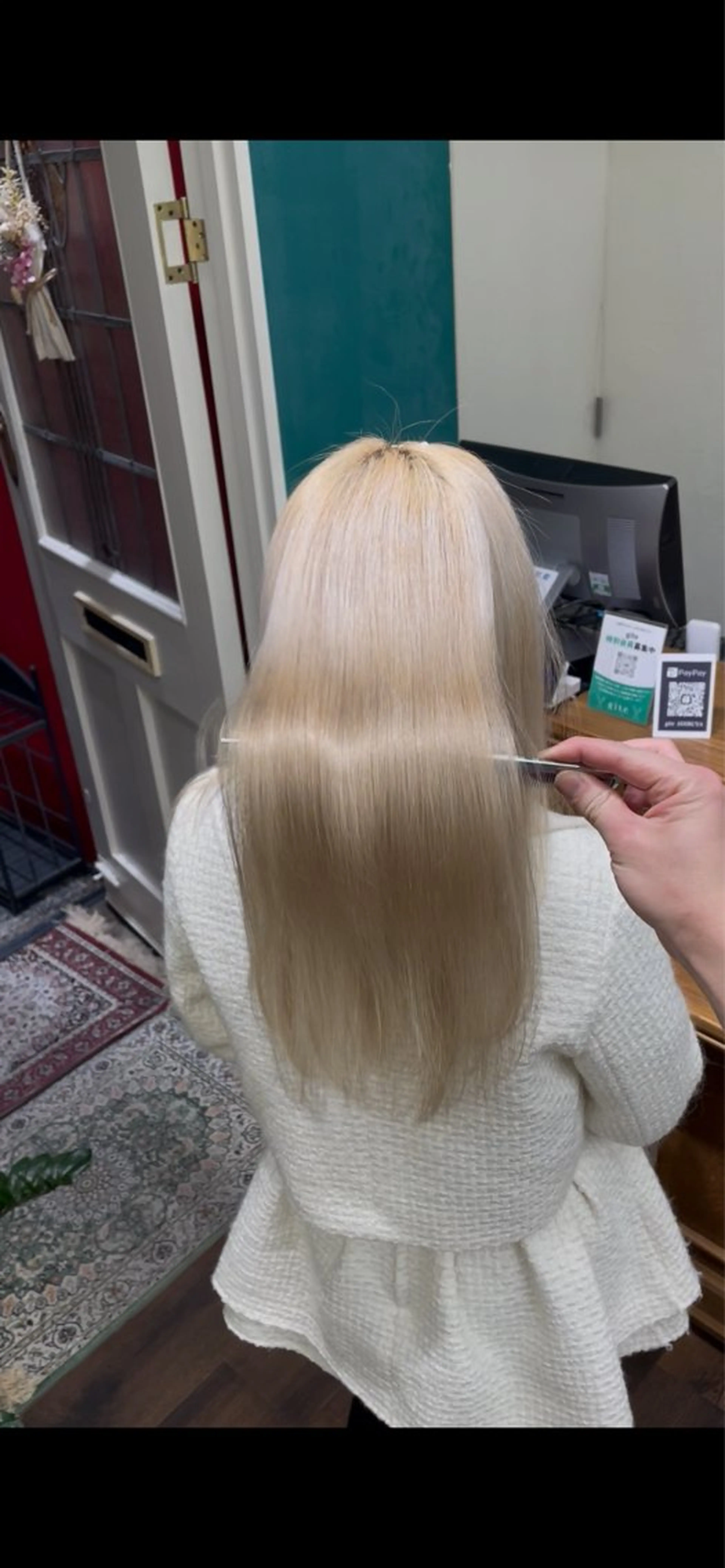 ロング トリートメント 渋谷/原宿 カラー× トリートメント ｻﾜのヘアスタイル