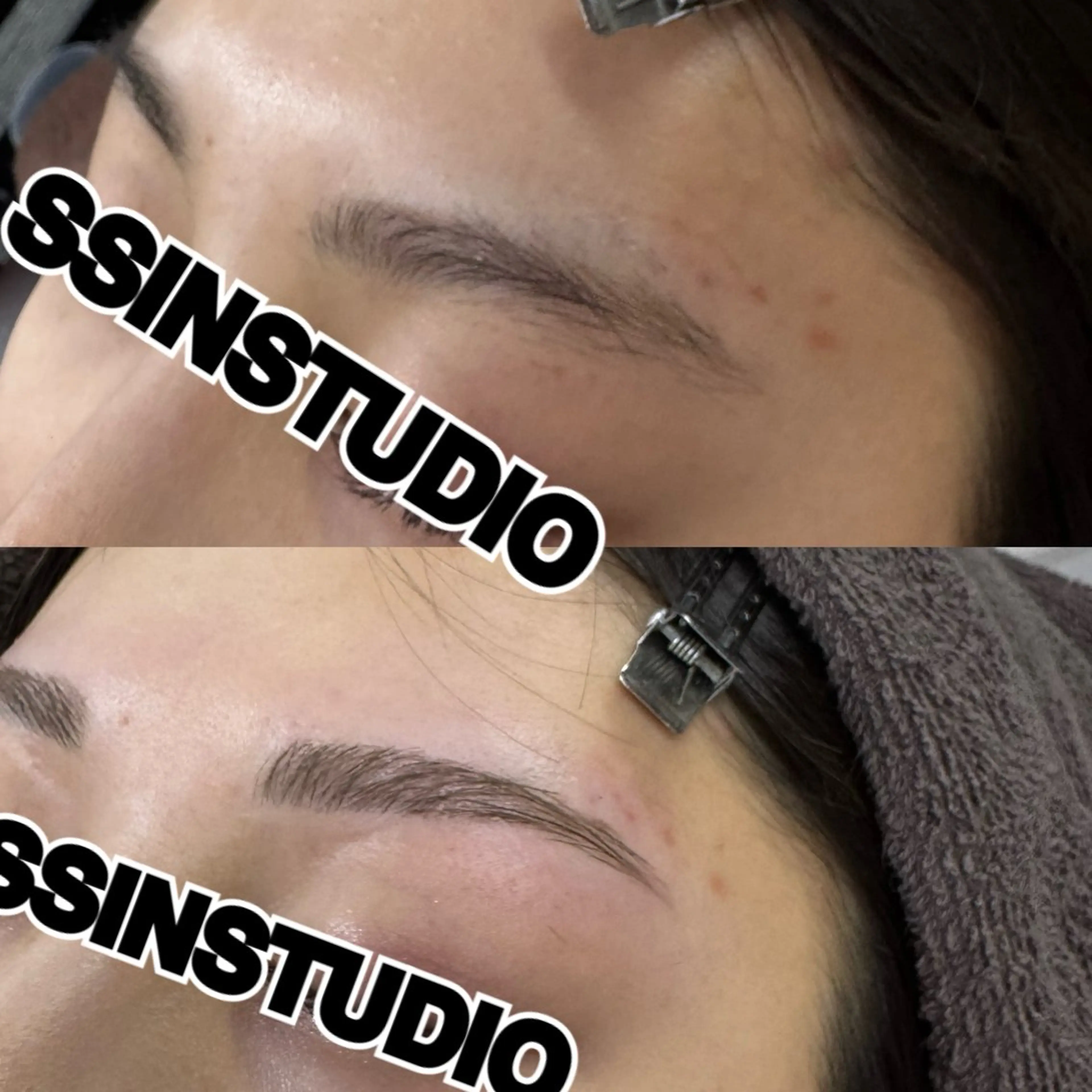 アイブロウ 眉毛ワックス脱毛 SSINSTUDIO旭店所属・SSINSTUDIO nanami🌻のマツエク・マツパデザイン
