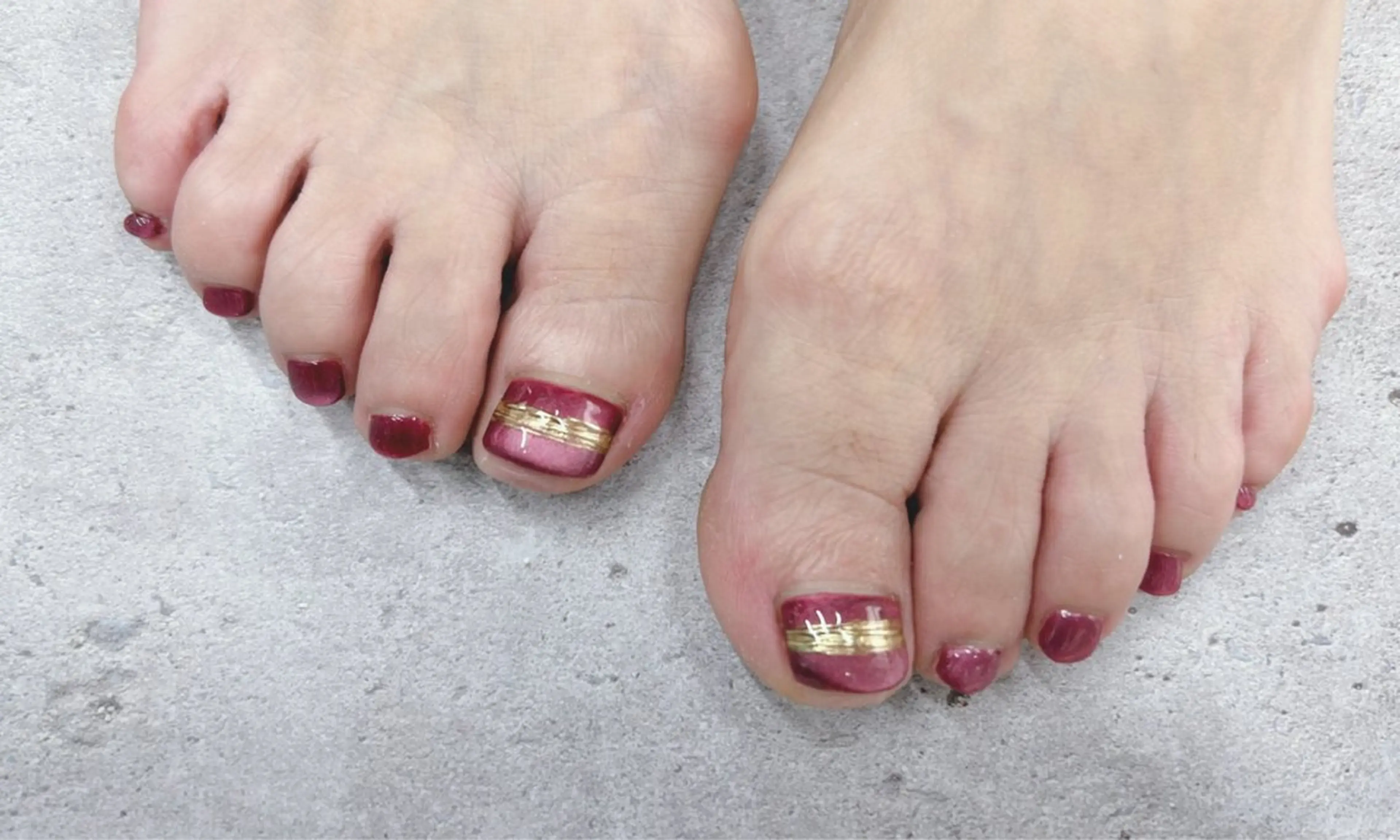 ネイル マグネットネイル ミラーネイル フットネイル Nail Salon agré所属・agré ネイルサロン アグレのネイルデザイン