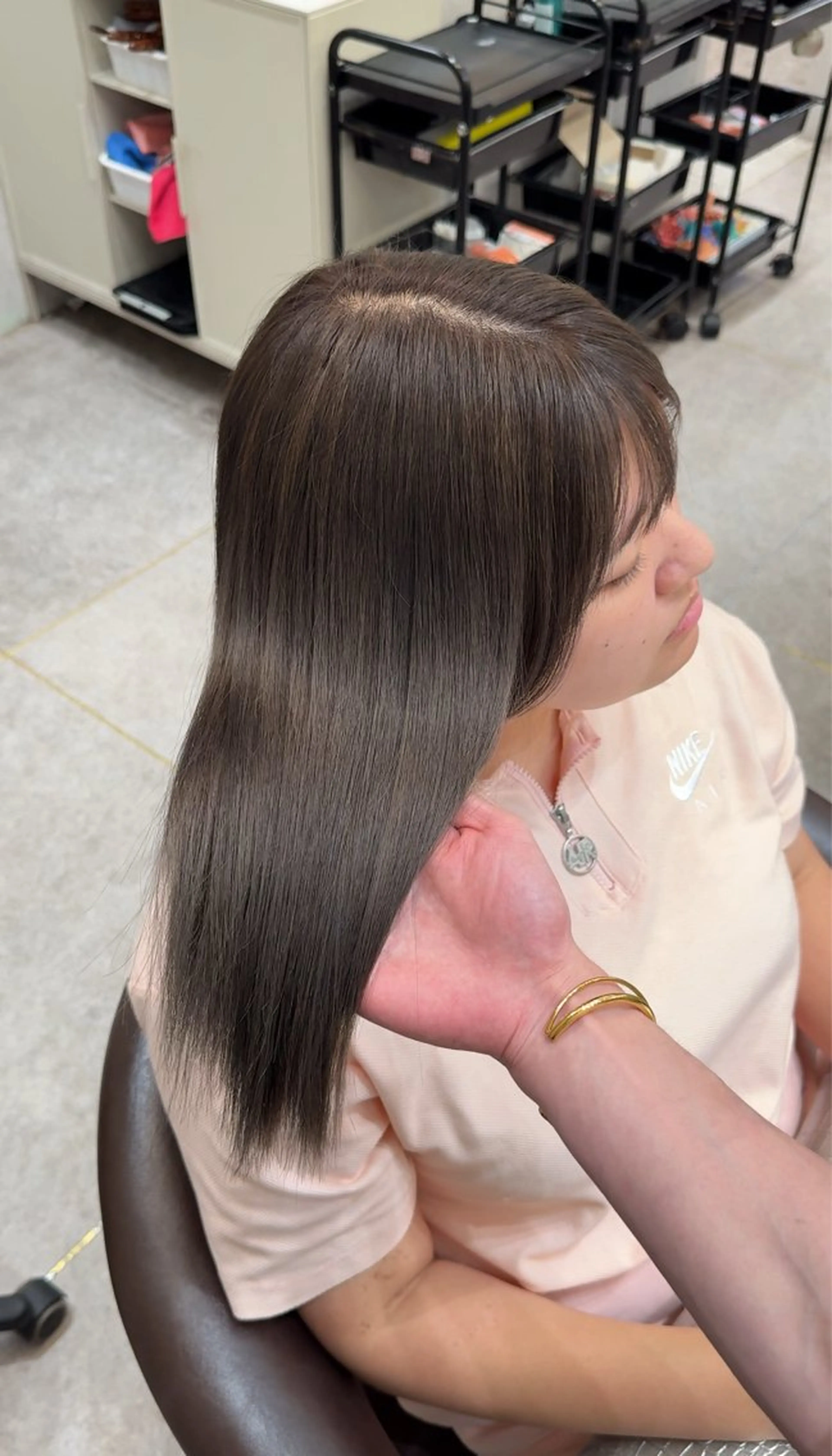 セミロング ヘアカラー 坂口 京平のヘアスタイル