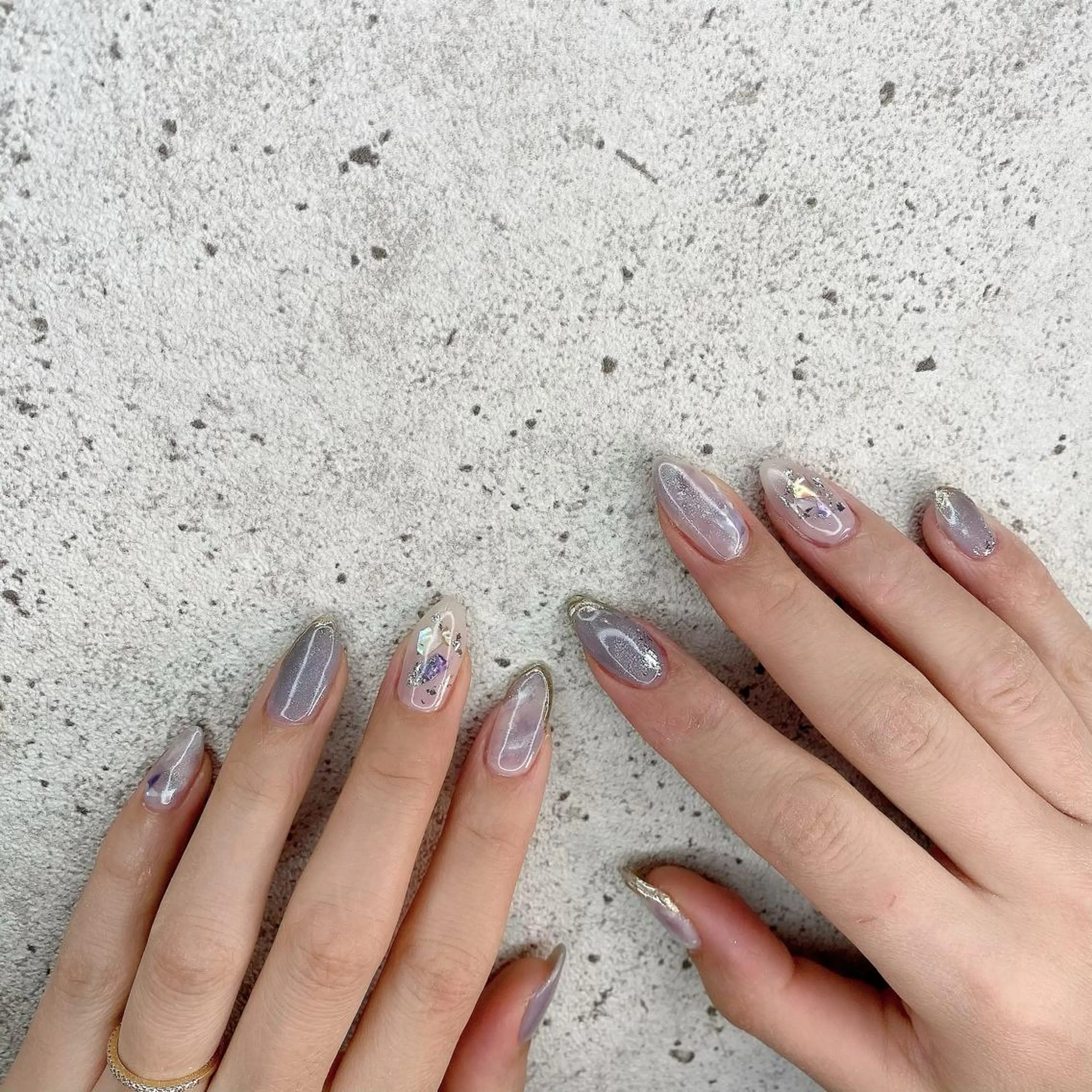 ロング カラー パーマ ヘアアレンジ メンズ キッズ ネイル マツエク・マツパ ハンドネイル Salon Ｋのネイルデザイン