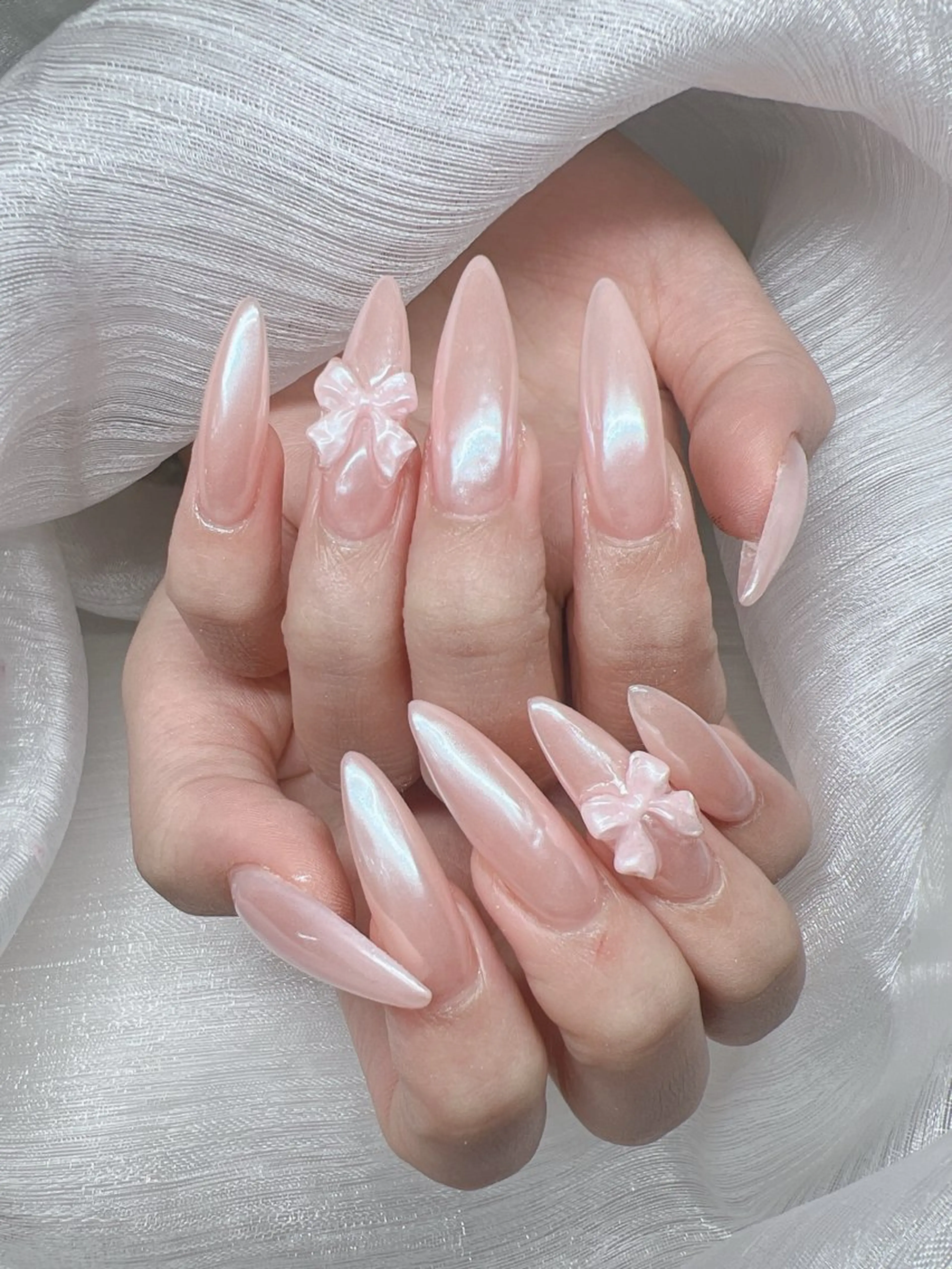 ネイル ハンドネイル Lee Nails チップ長さだし専門店のネイルデザイン