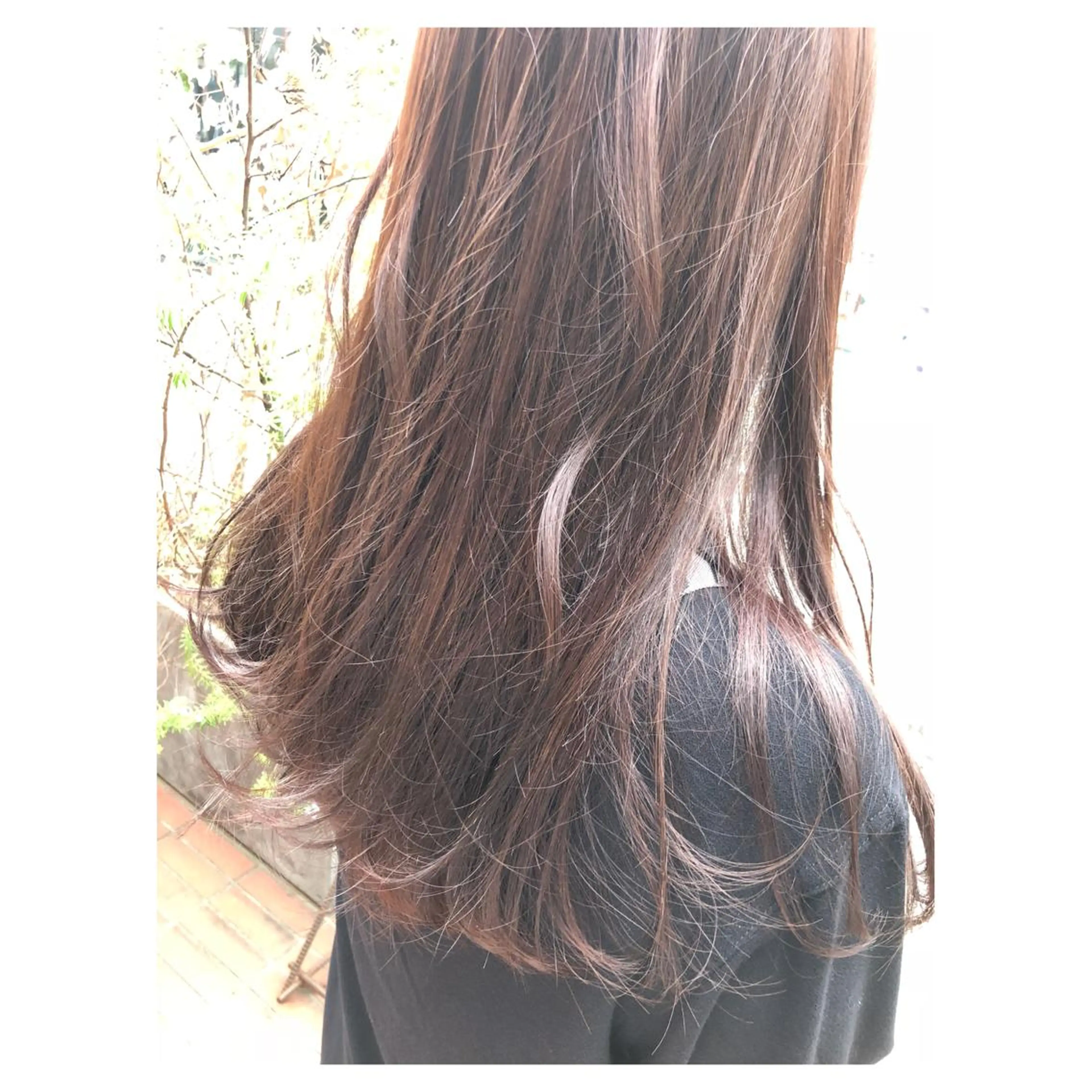 ロング カラー レッドカラー センスをお届けします 大谷将生INFPのヘアスタイル