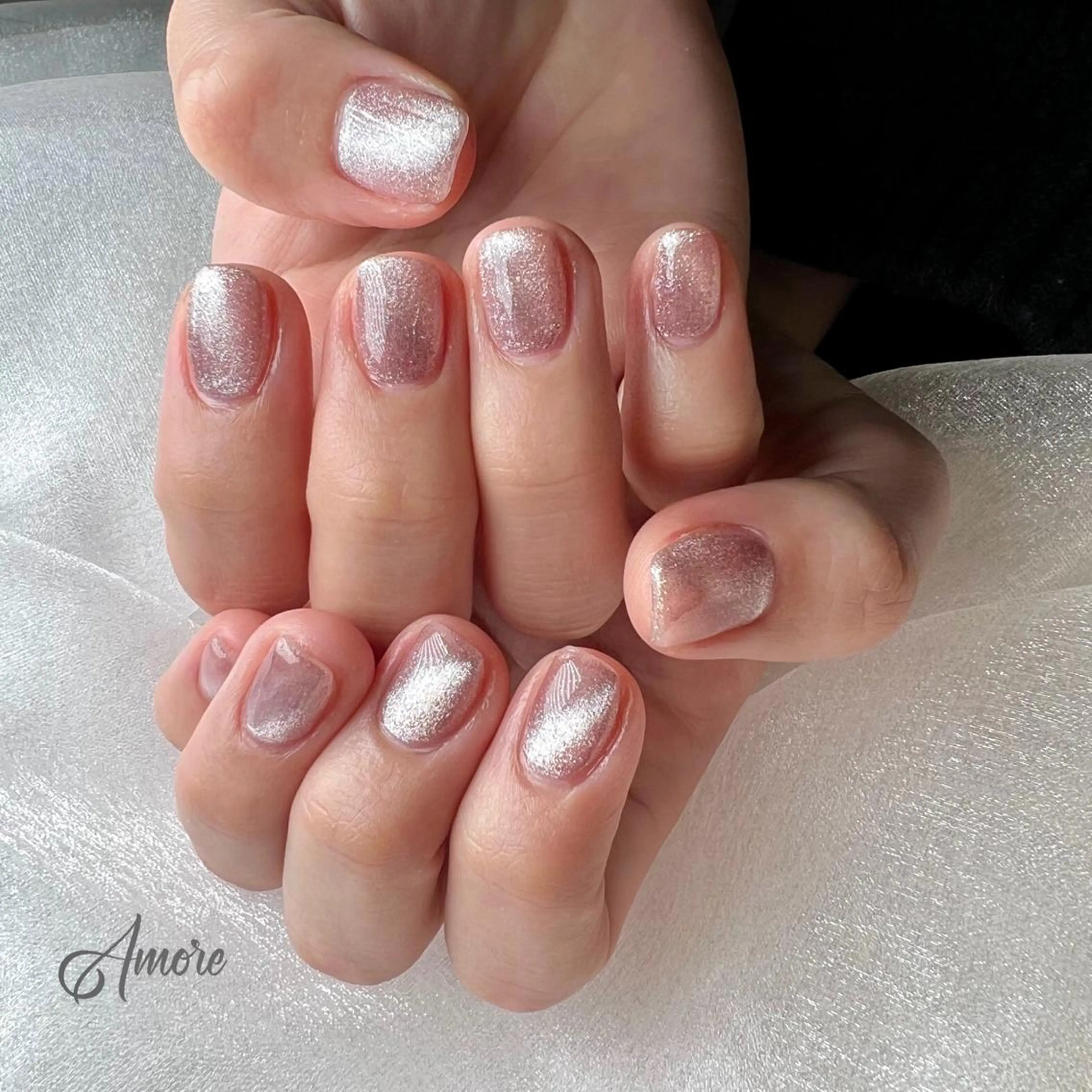 ネイル ジェルネイル 韓国ネイル ミラーネイル オフィスネイル パラジェル You kyehwaのネイルデザイン