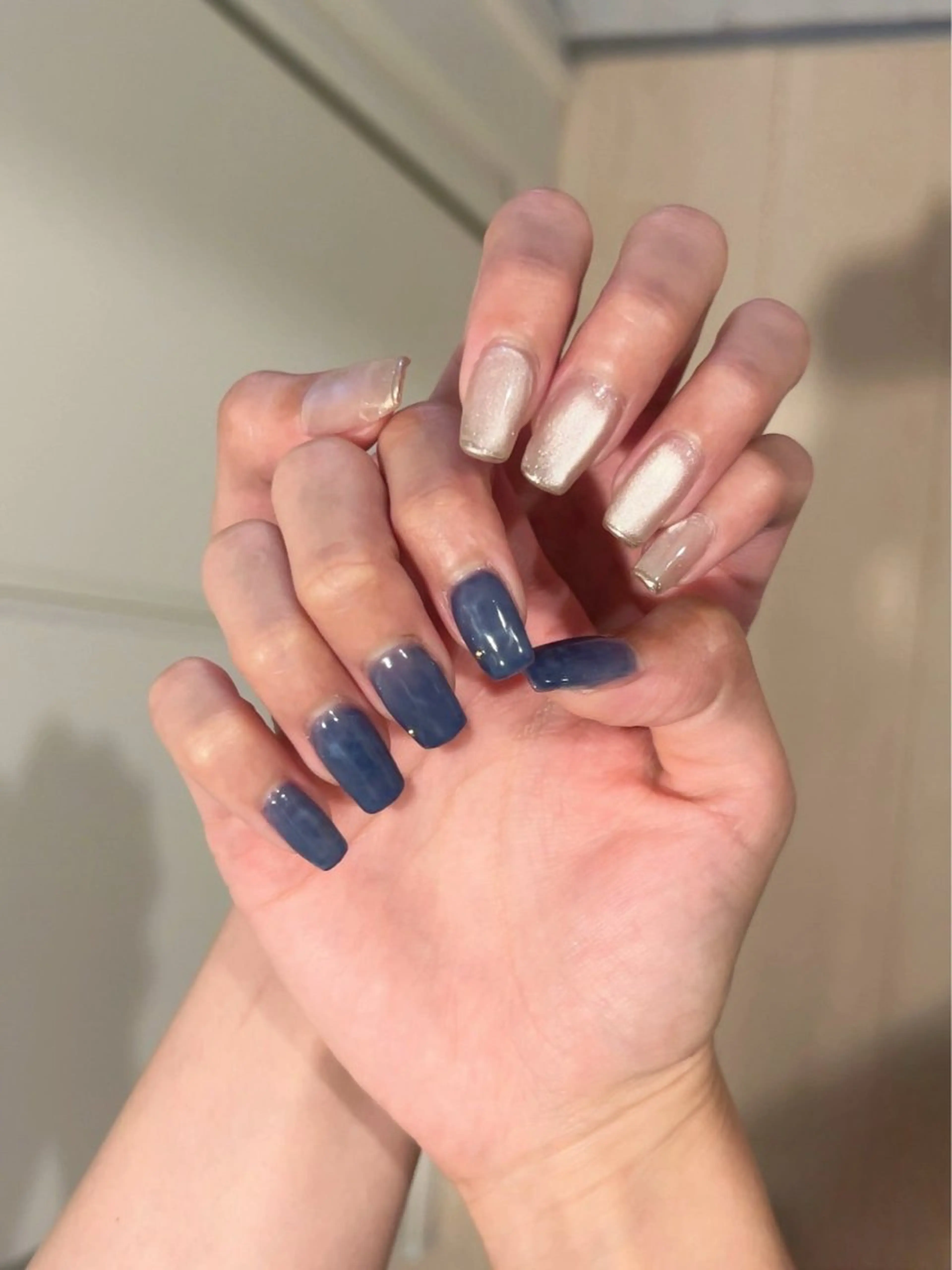 ネイル マグネットネイル シンプルネイル ハンドネイル nail salon Estelleのネイルデザイン