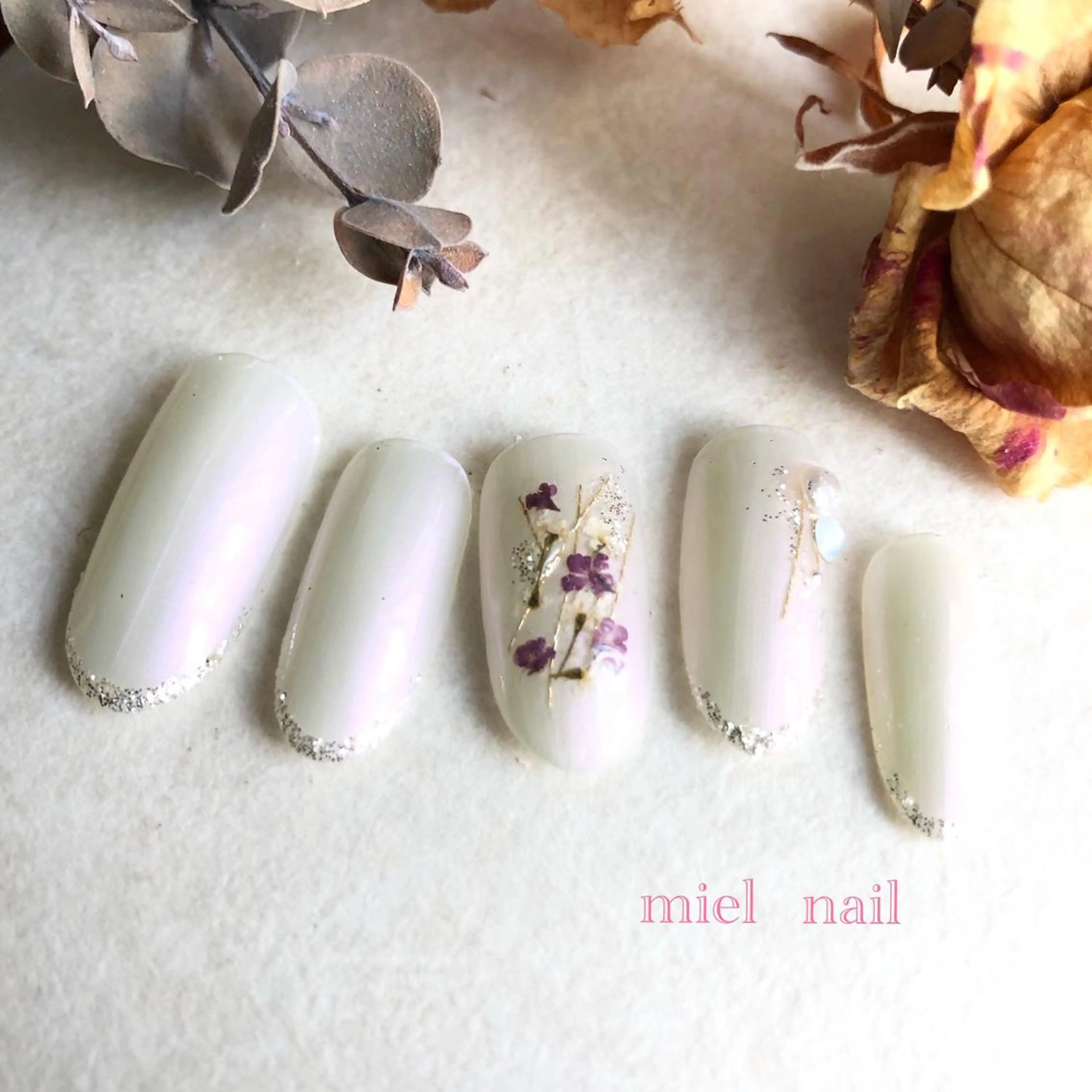 ネイル ピンク 春ネイル ハンドネイル miel nailのネイルデザイン