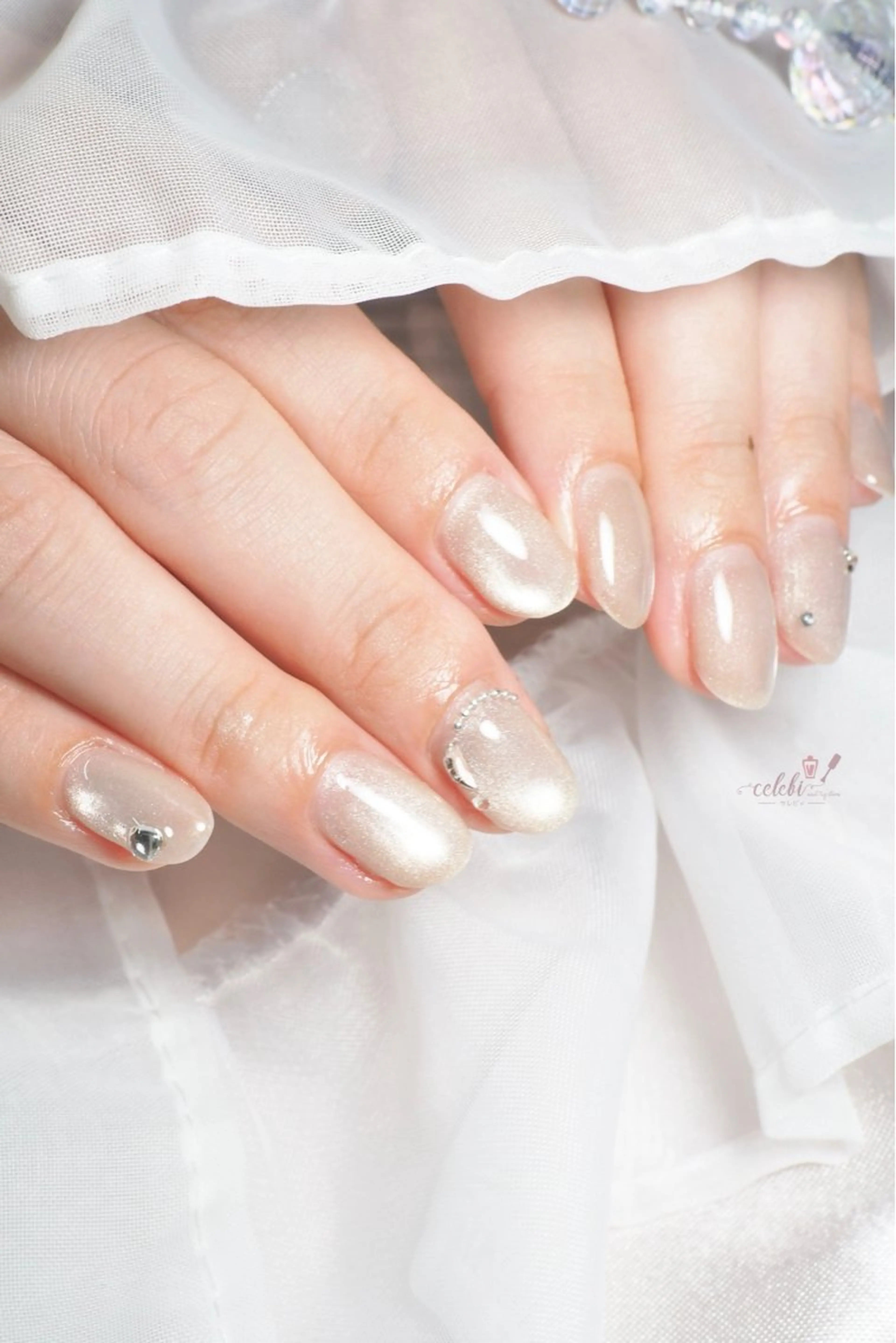 ネイル ハンドネイル ハンドケア オーダーネイルチップ サロンcelebiのネイルデザイン