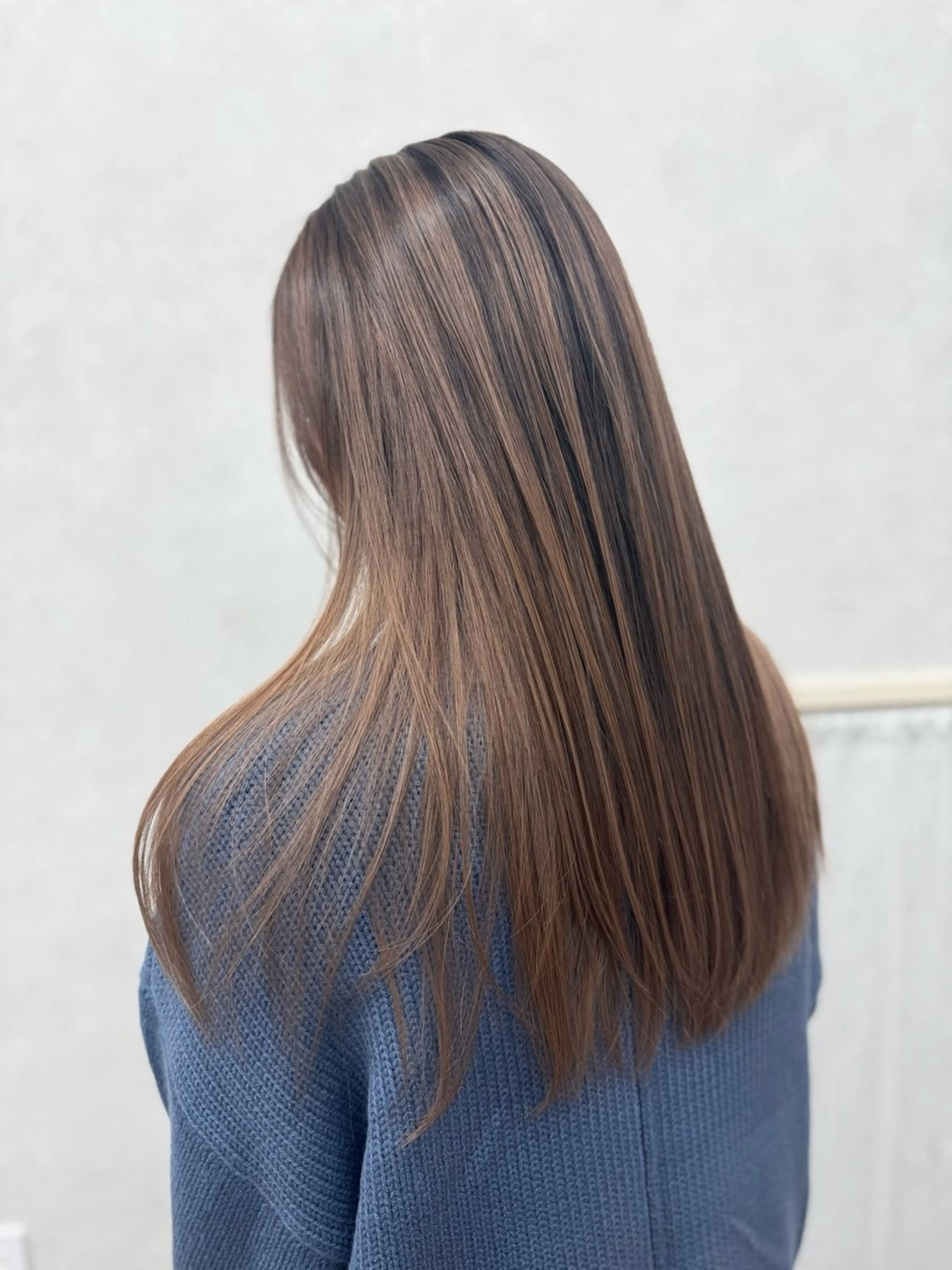 ロング レイヤーカット ヘアカラー fand / HINAのヘアスタイル