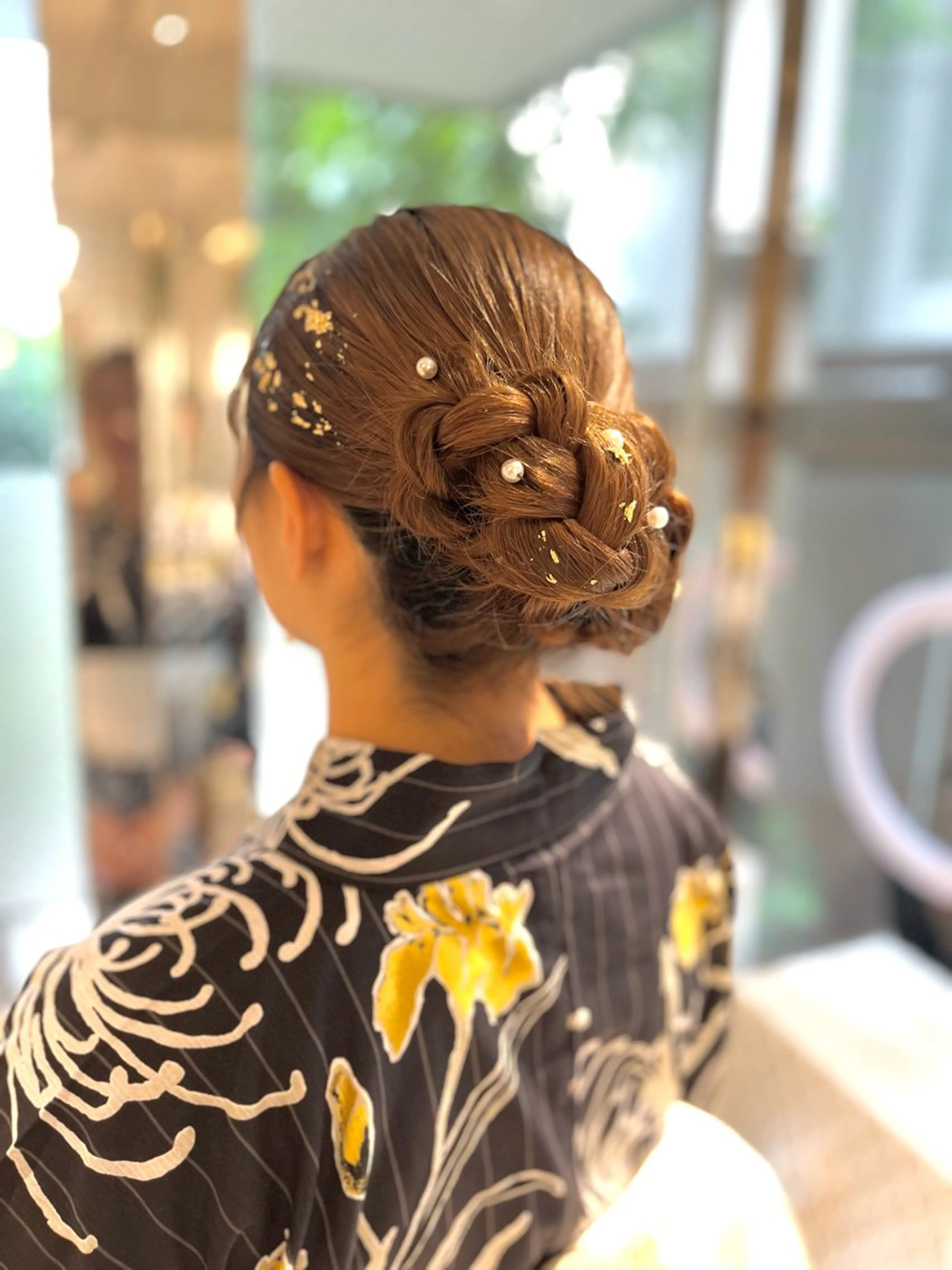 ヘアアレンジ 浴衣 似合わせヘアメイク 💐オダギリチアキのヘアスタイル