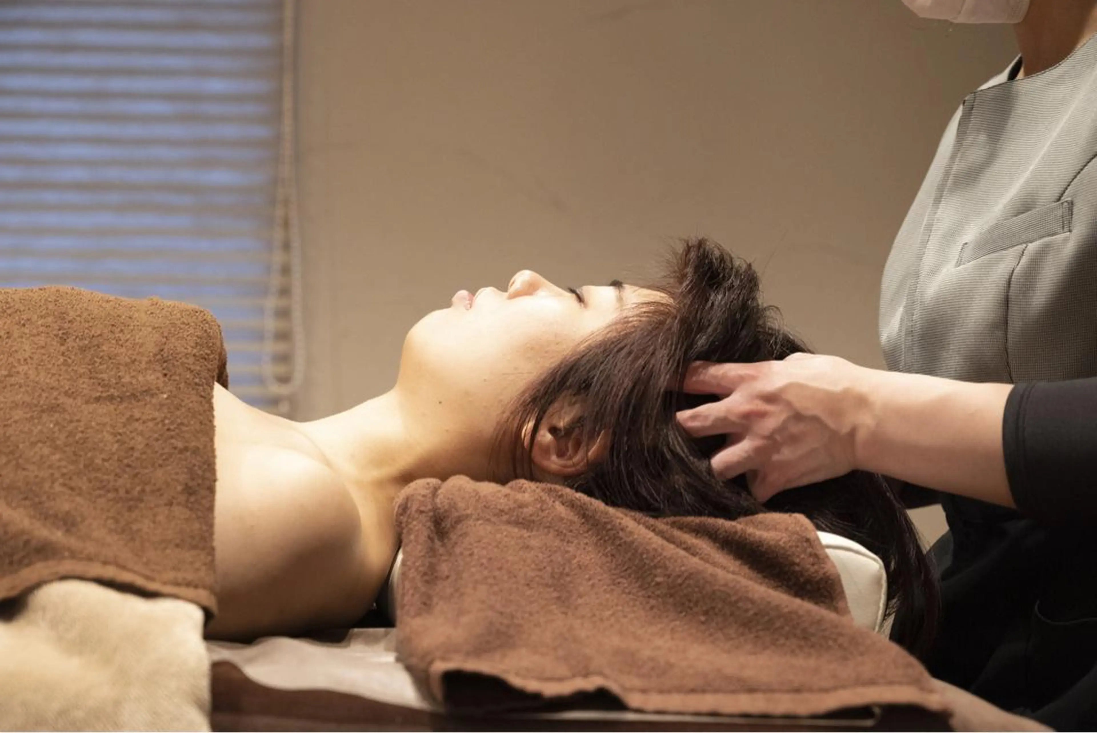 ヘッドマッサージの写真