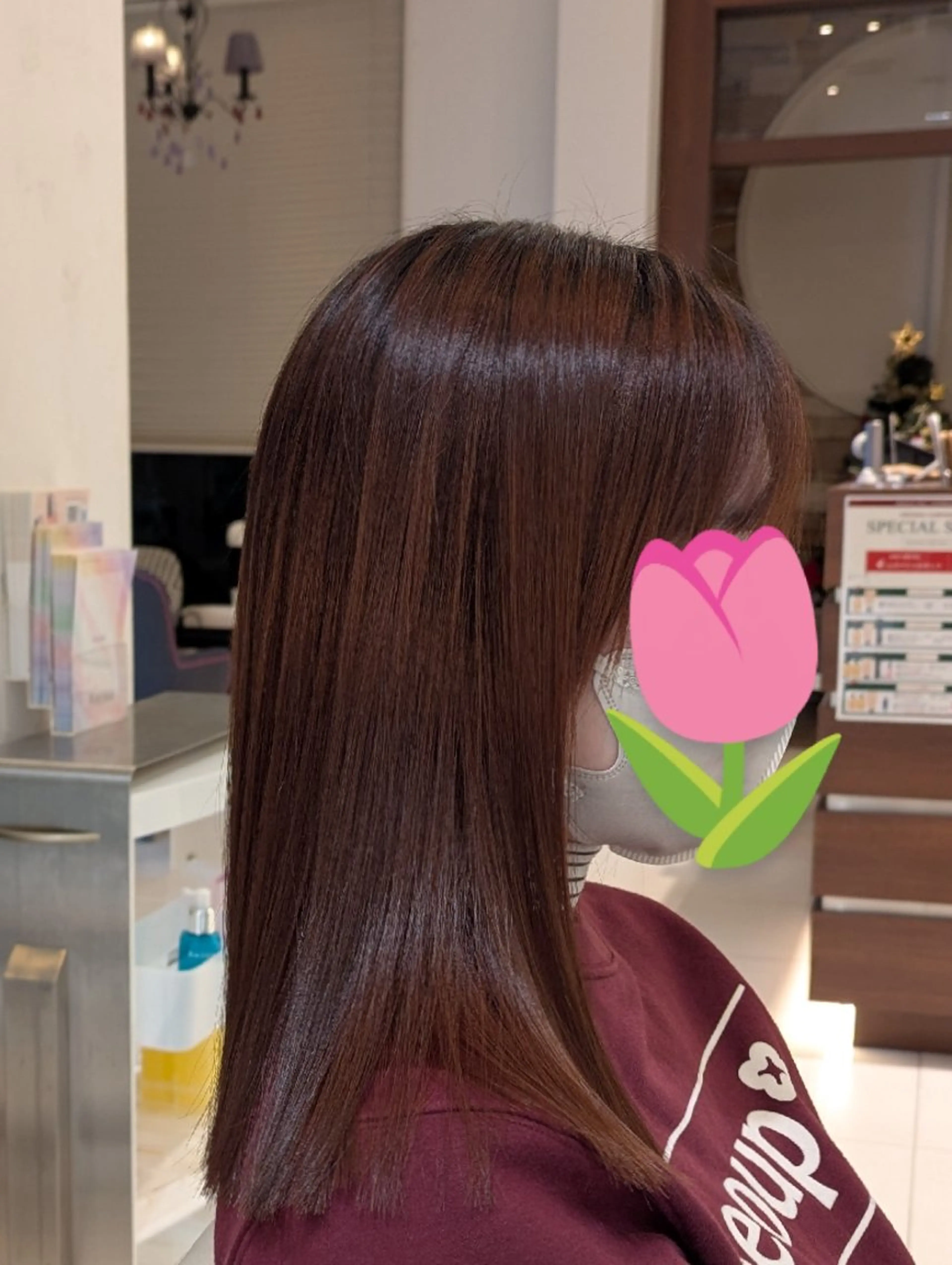 セミロング 後藤 風海のヘアスタイル