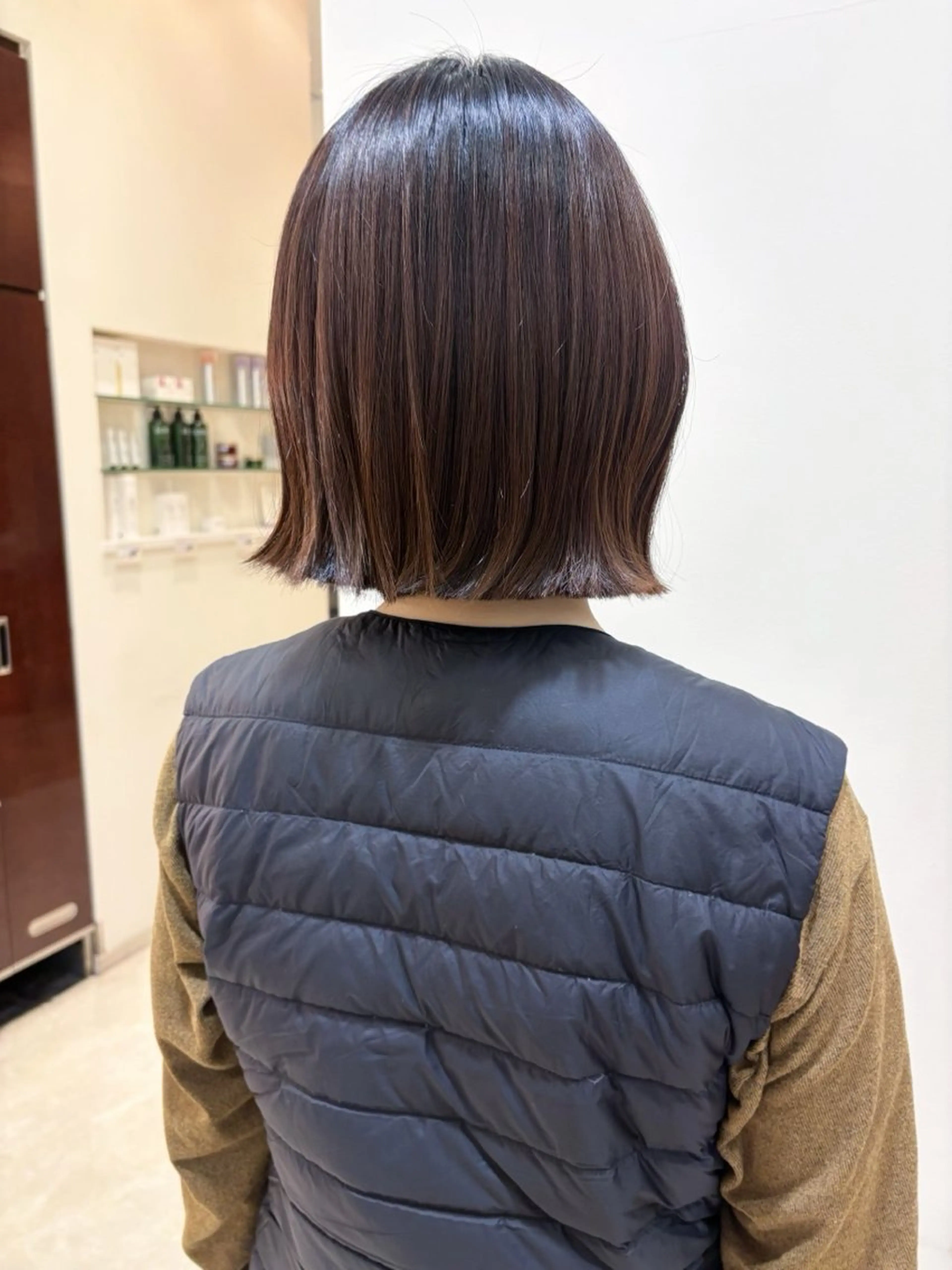 ミディアム レナークルグラン 大浪　莉歩のヘアスタイル