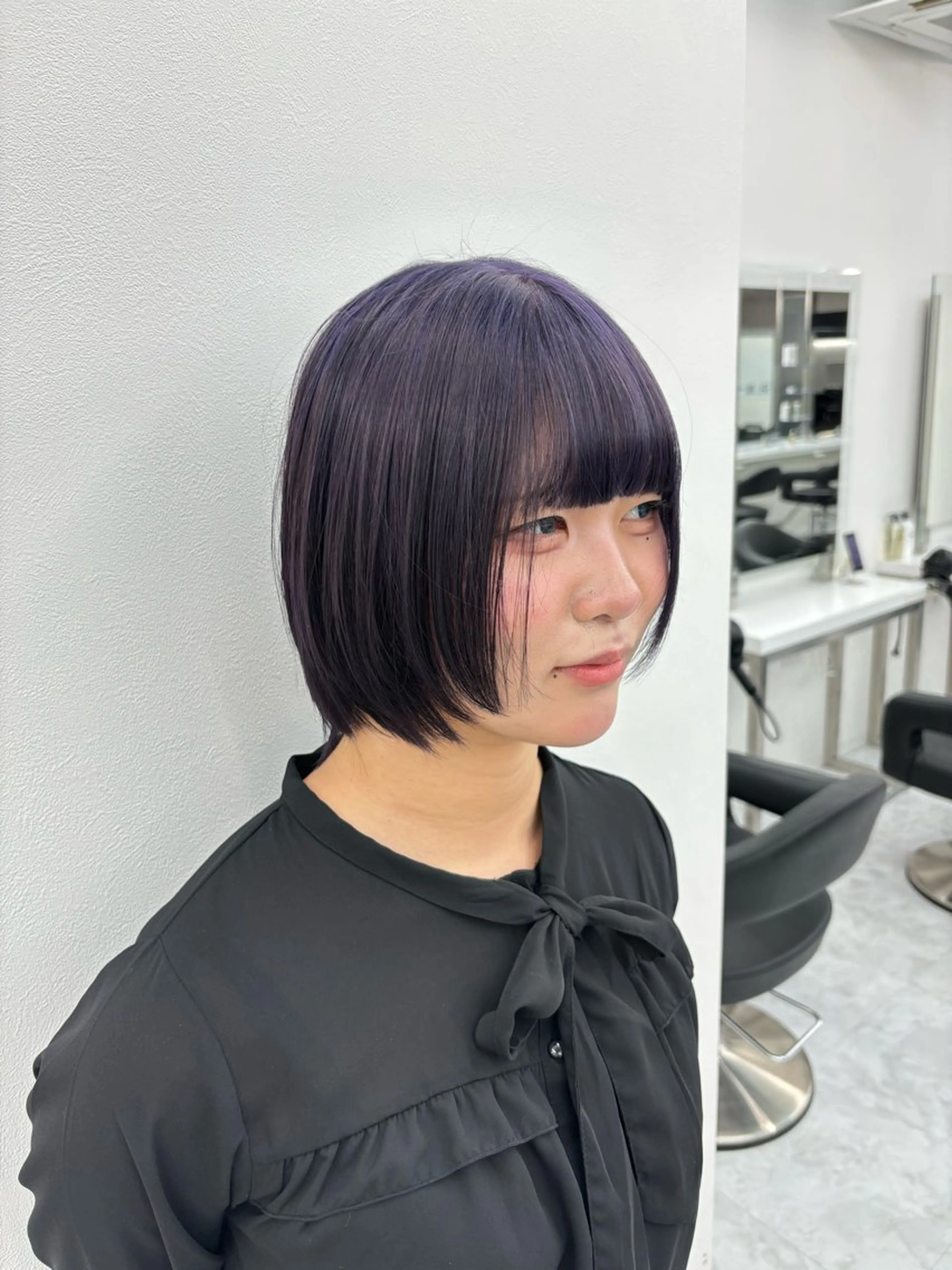 ショート カラー ヘアカラー トリートメント ヘッドスパ ヘアセット 🫧韓国風透明感 ヘア🫧towaのヘアスタイル