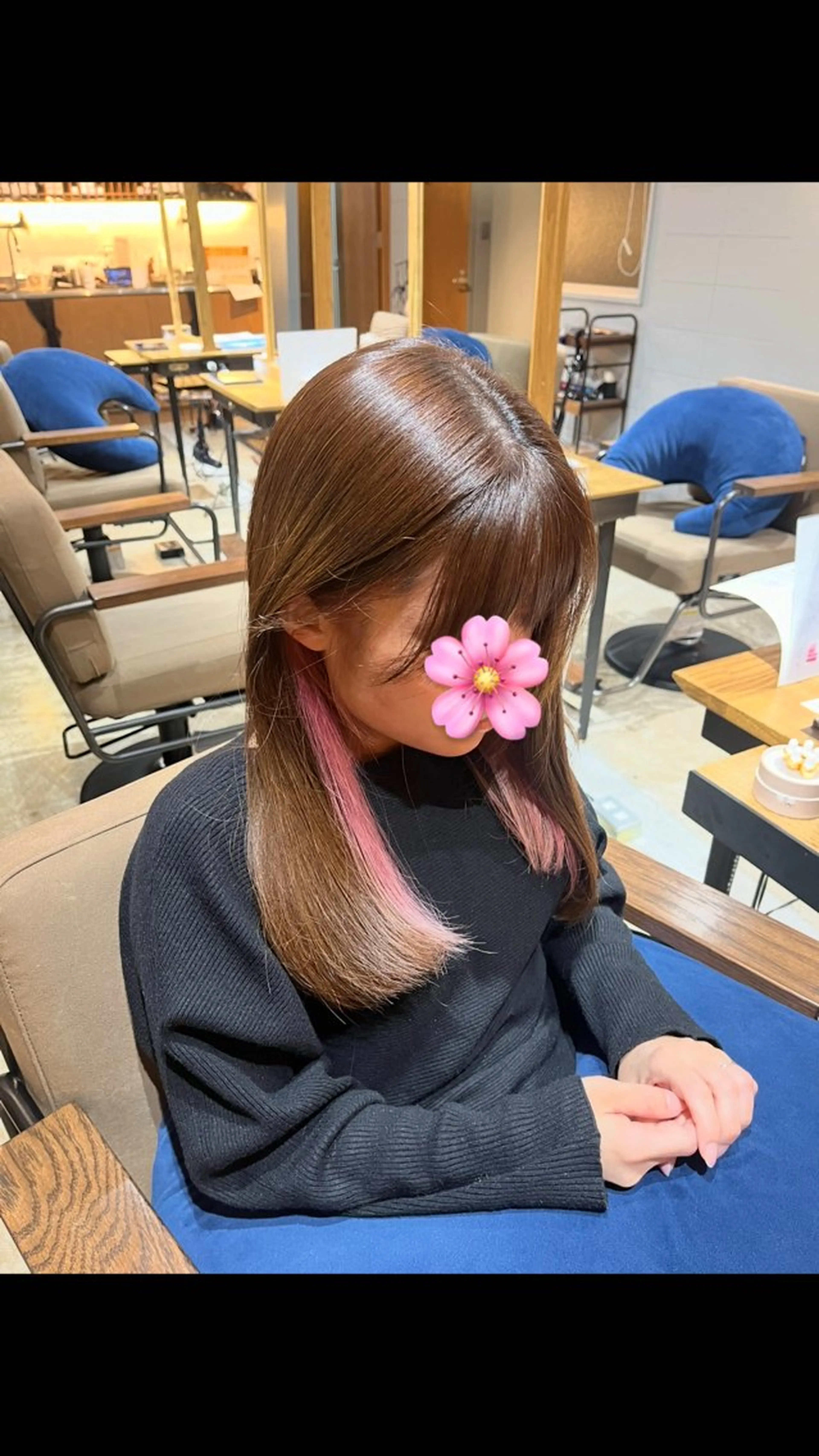 【ブリーチあり】インナーカラー、フェイスフレーミング✨の写真