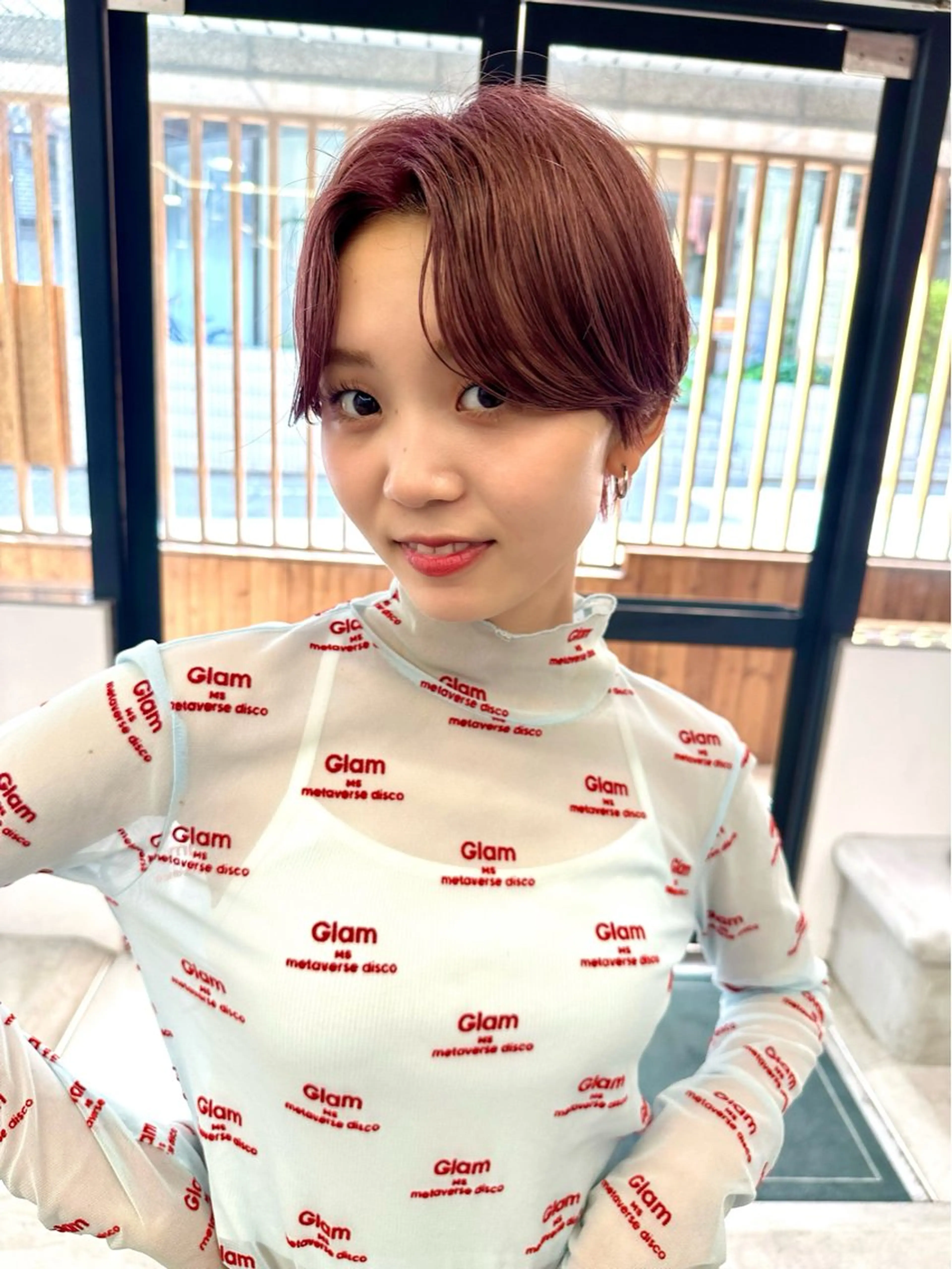 ショート カット ヘアカラー 骨格診断で絶対可愛い ✨丸みショート✨凌弥のヘアスタイル