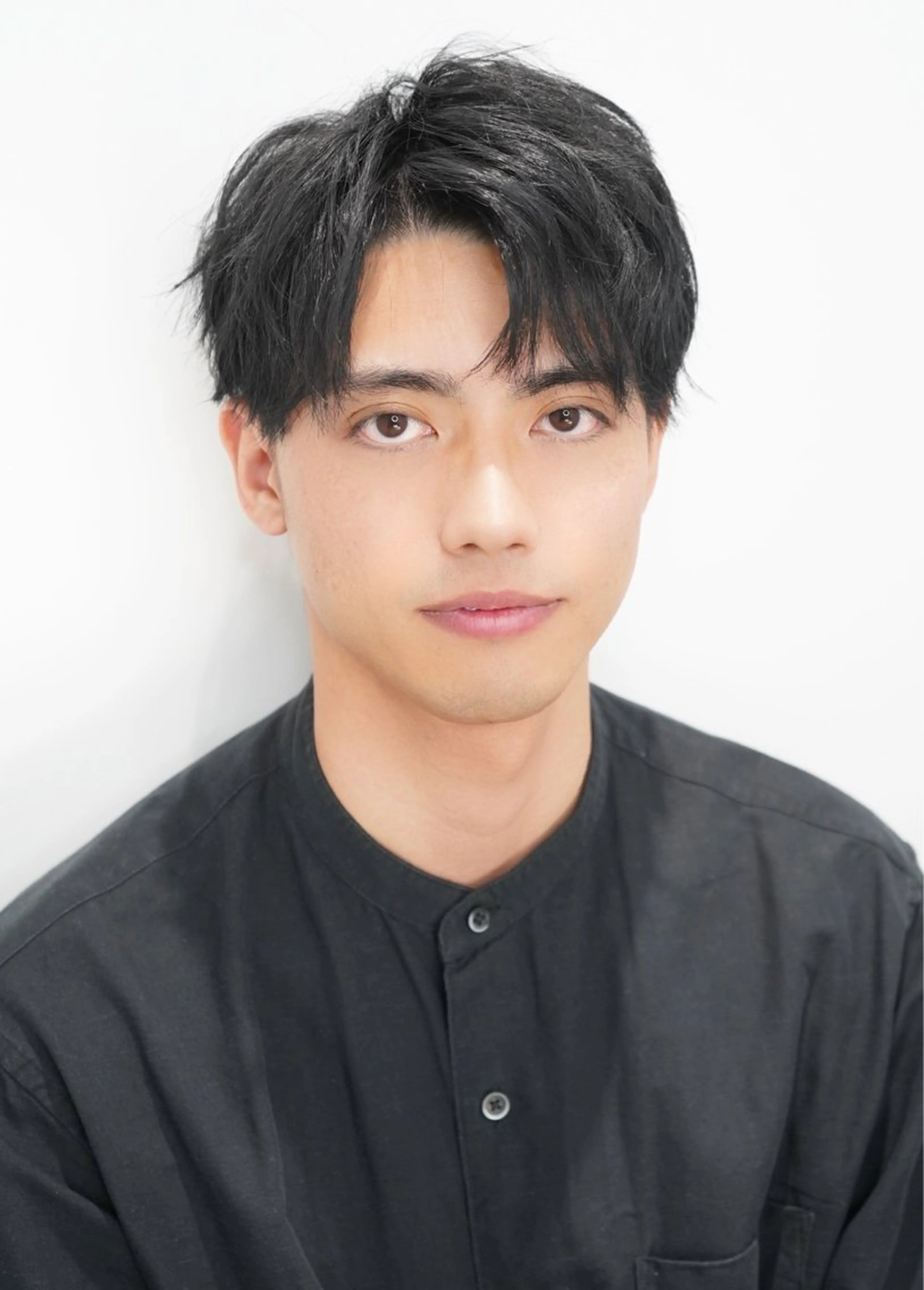 ミディアム カラー パーマ メンズ 柳澤 和也のヘアスタイル