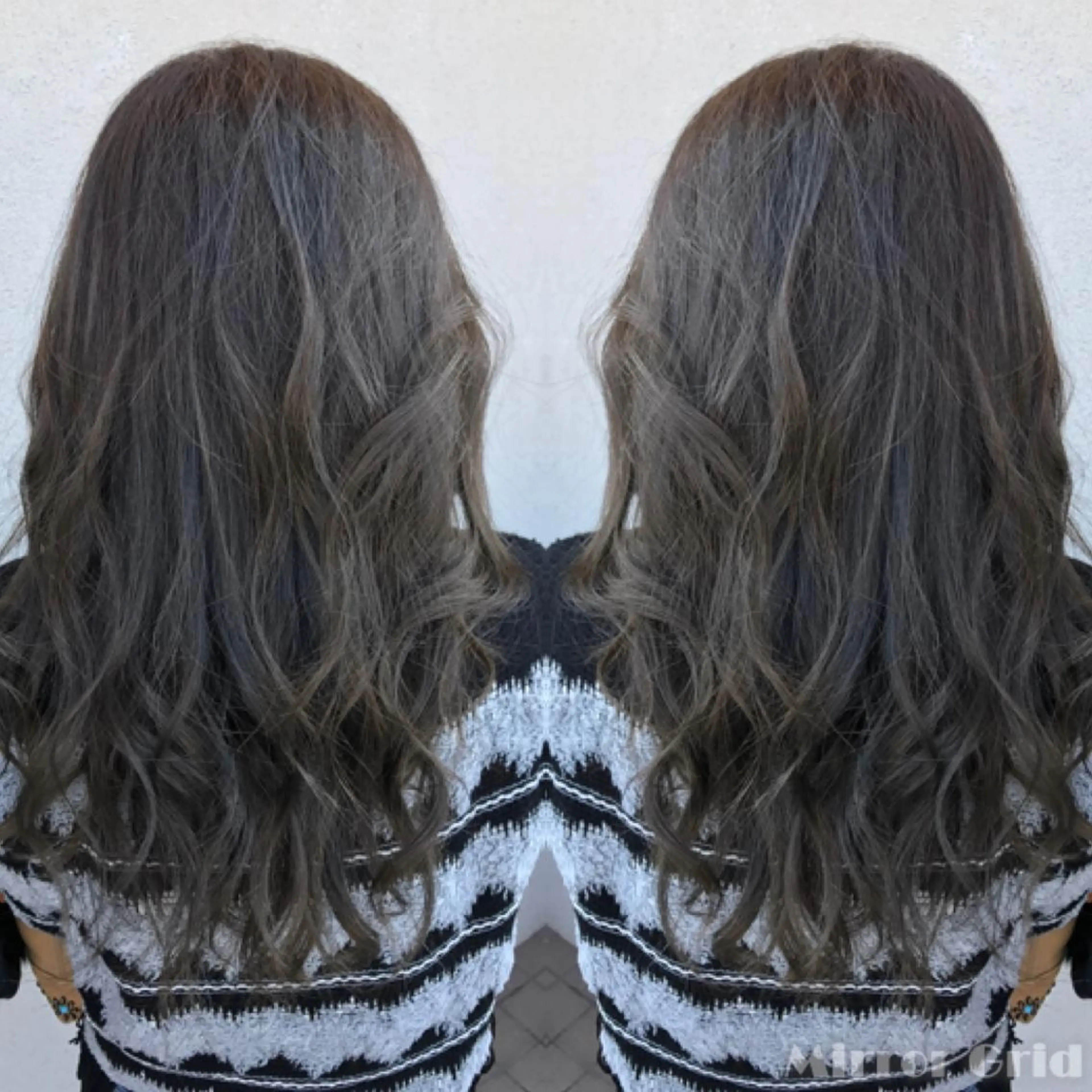 ロング カラー ブリーチ ブリーチなしカラー N-plants 和泉中央店のヘアスタイル