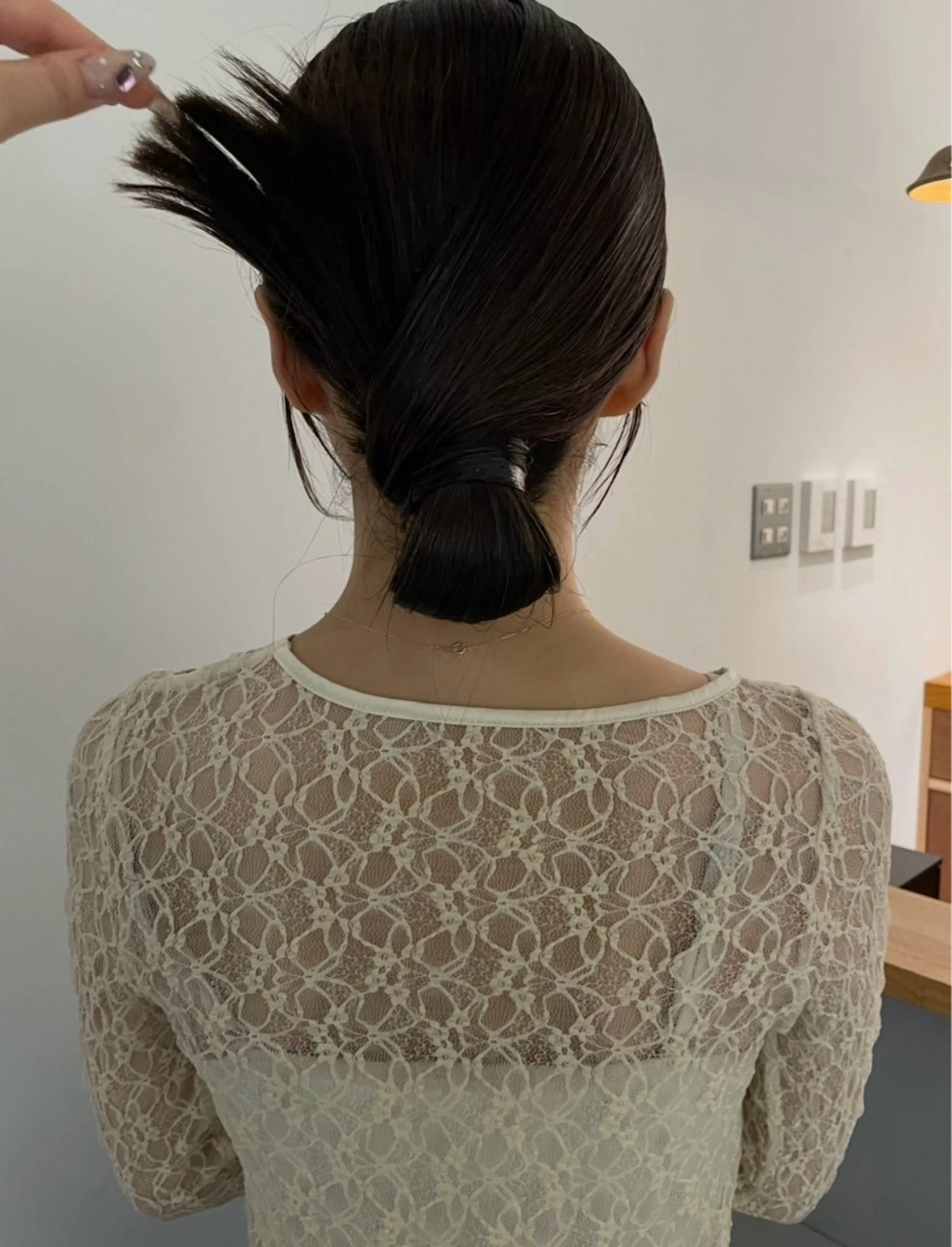 セミロング 蘭々/レイヤーカット /ナチュラルヘアのヘアスタイル