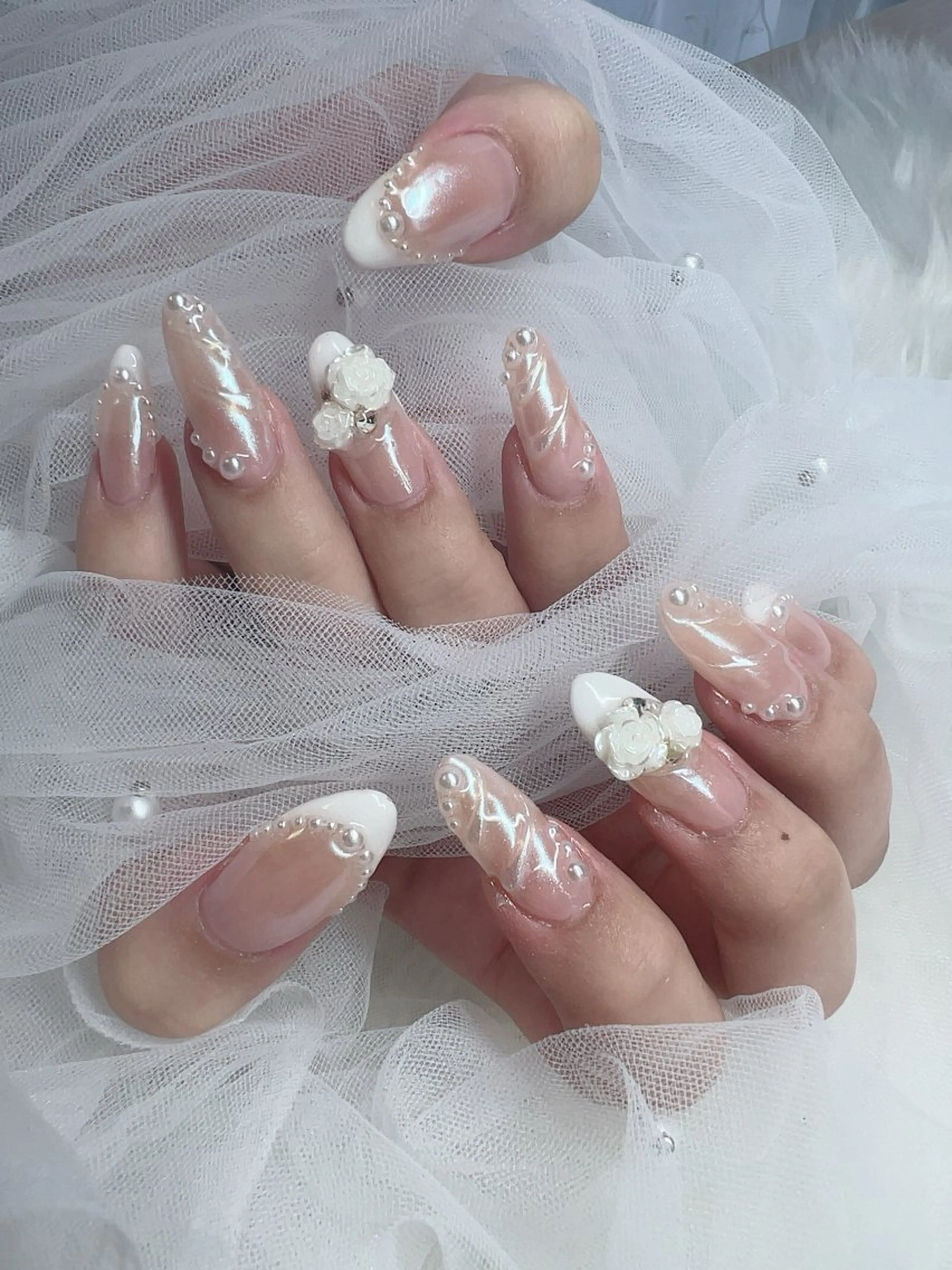 ネイル 持ち込み 結城 怜菜のネイルデザイン