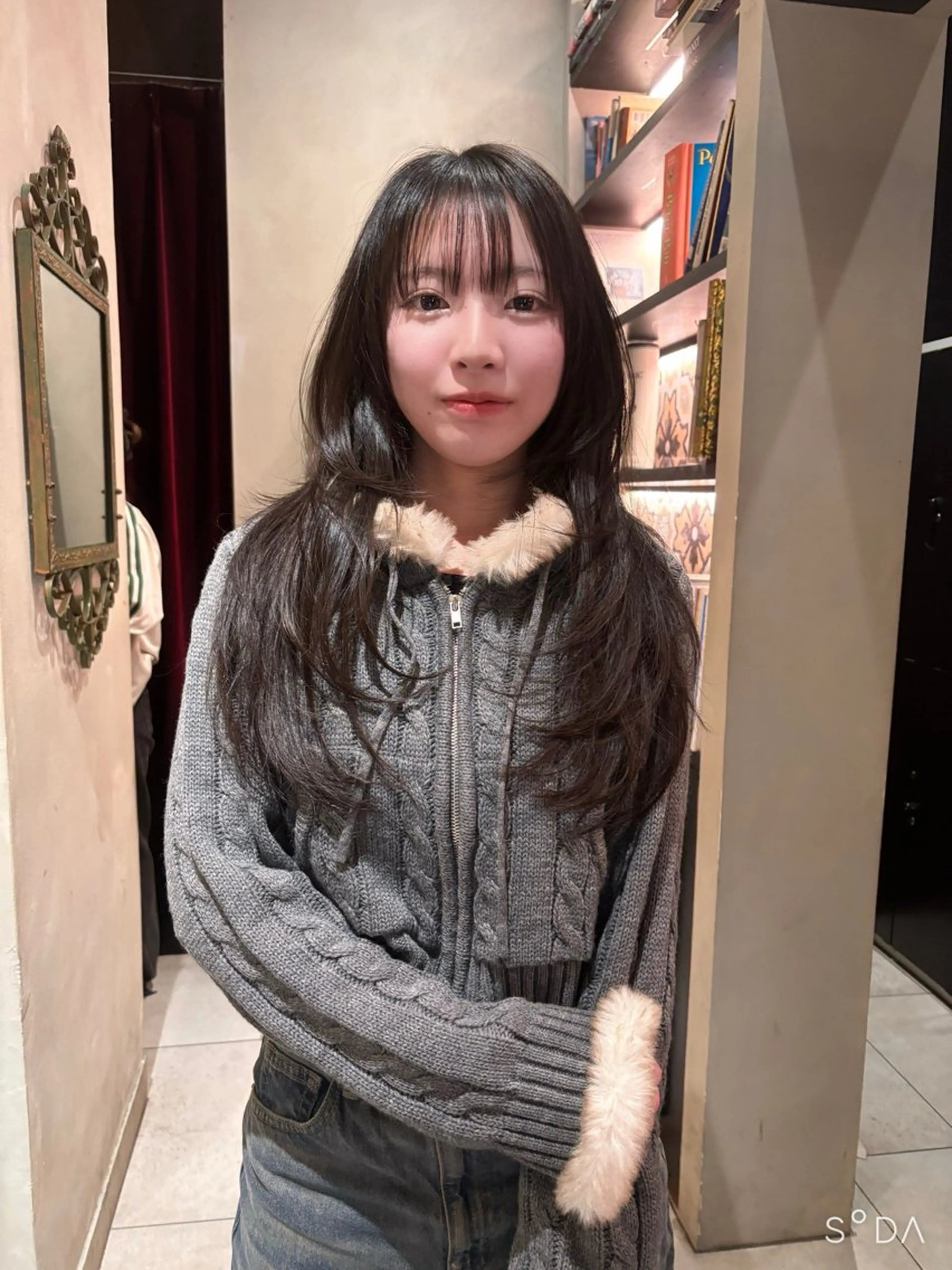 ロング カット ⠀ リコのヘアスタイル