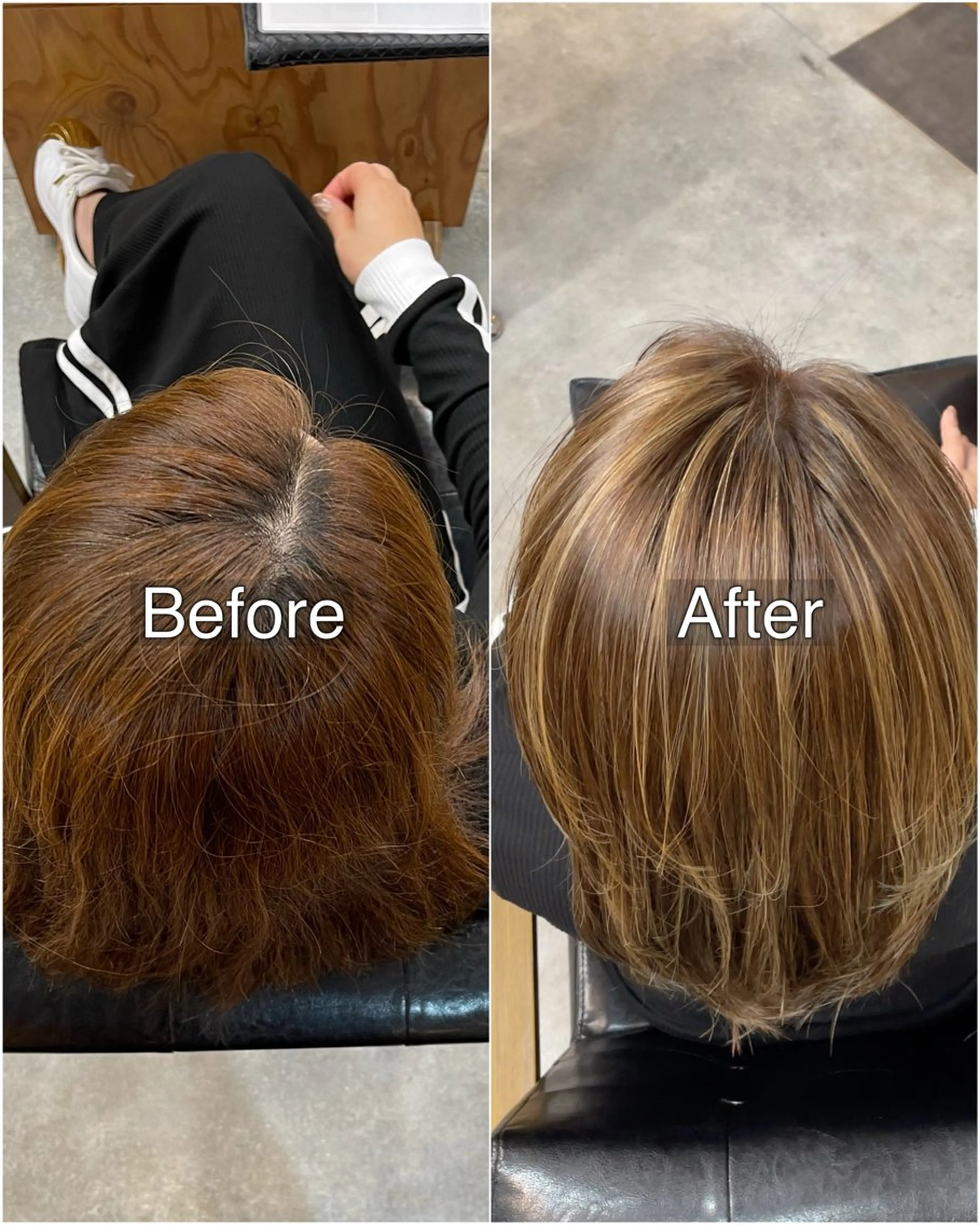 カラー 白髪ぼかし/美髪矯正 /宮崎陽平のヘアスタイル