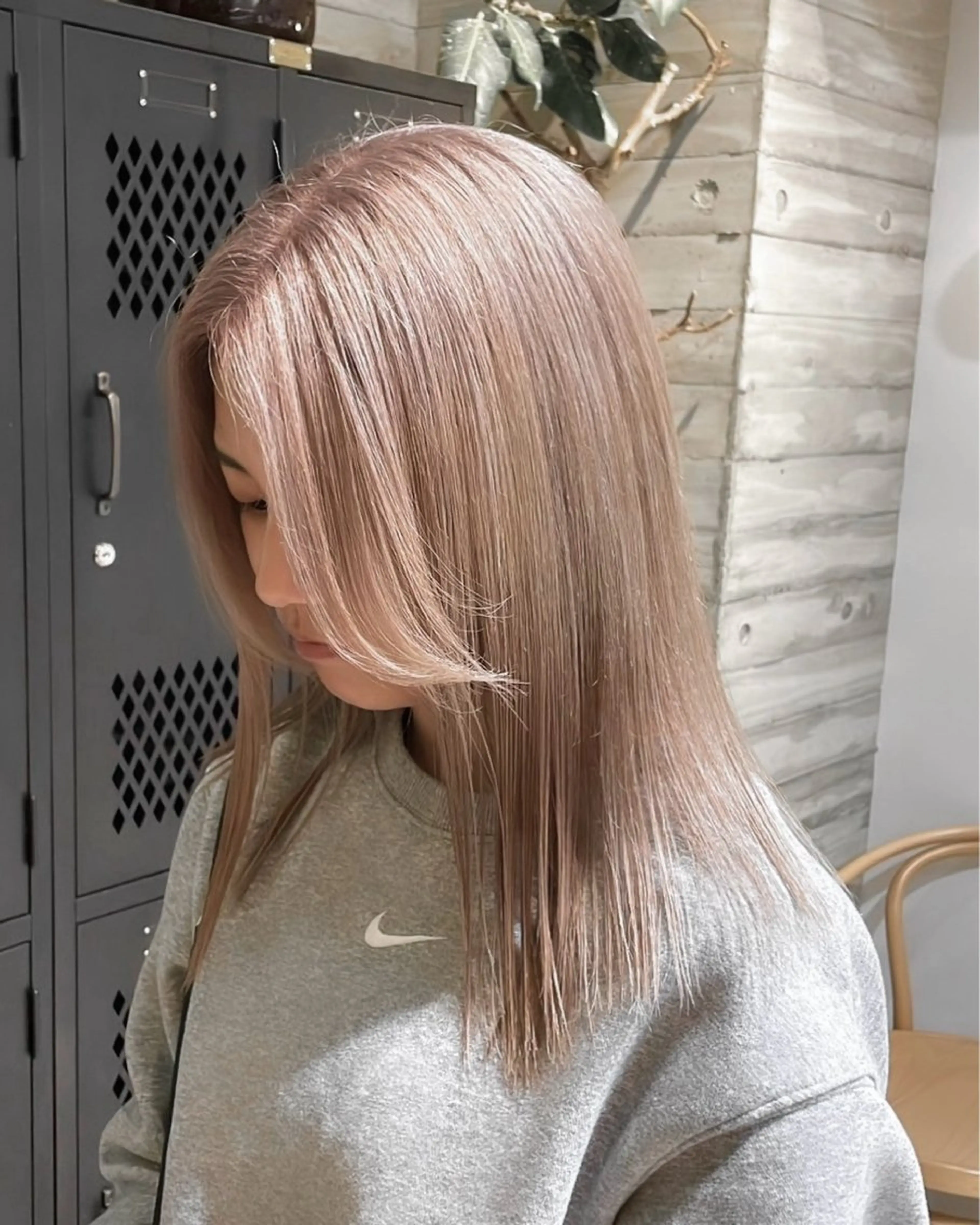 ミディアム カラー ヘアカラー トリートメント 色落ち綺麗透明感カラ /ボブ/ナカツヒカルのヘアスタイル