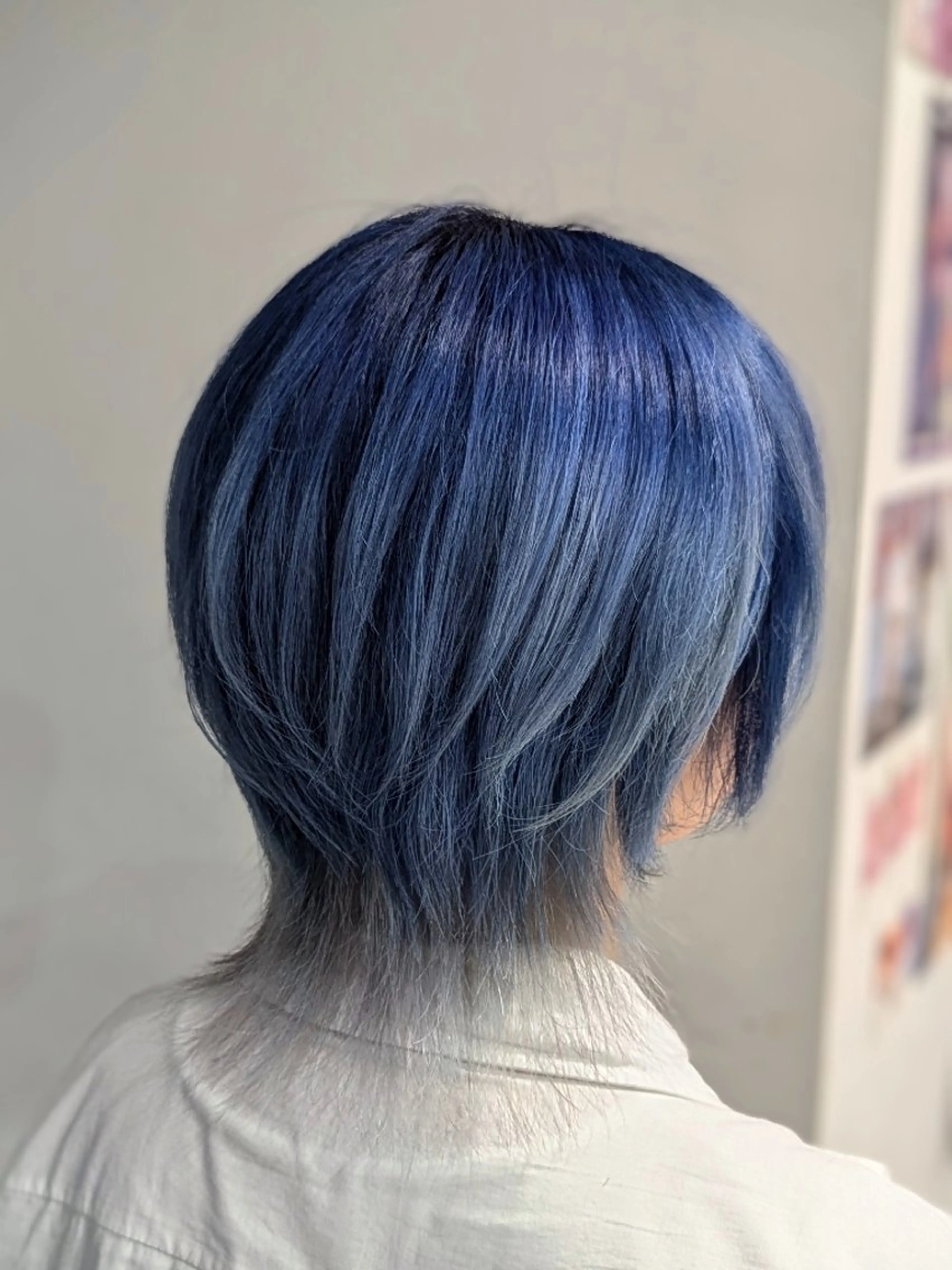 カラー グラデーションカラー ネイビーカラー 推しカラー🦉にじさ んじカラー🌈🕒✨のヘアスタイル