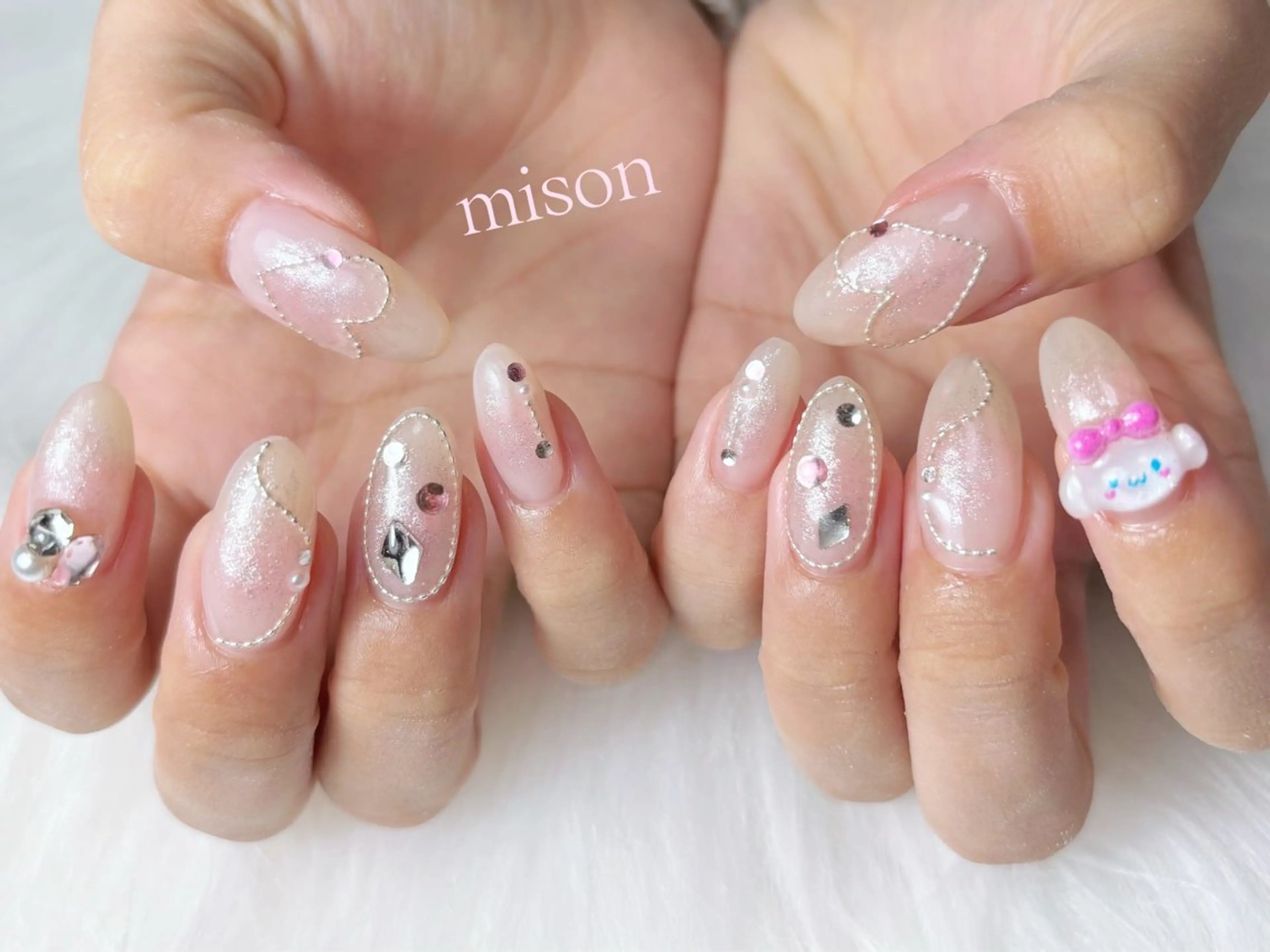 ネイル 持ち込み mison所属・mison 安形友花のネイルデザイン