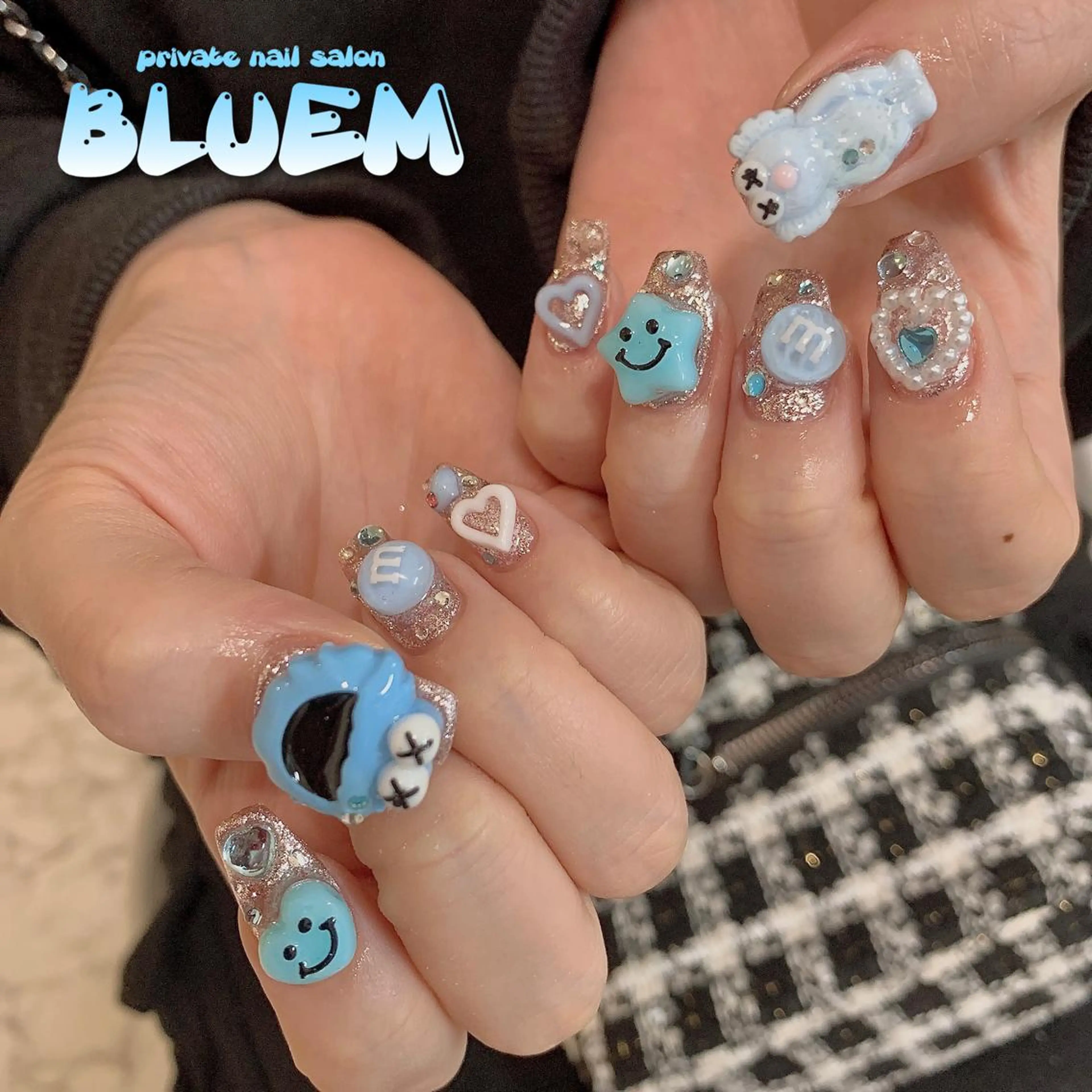 ネイル ハンドネイル BLUEM なな🐶のネイルデザイン