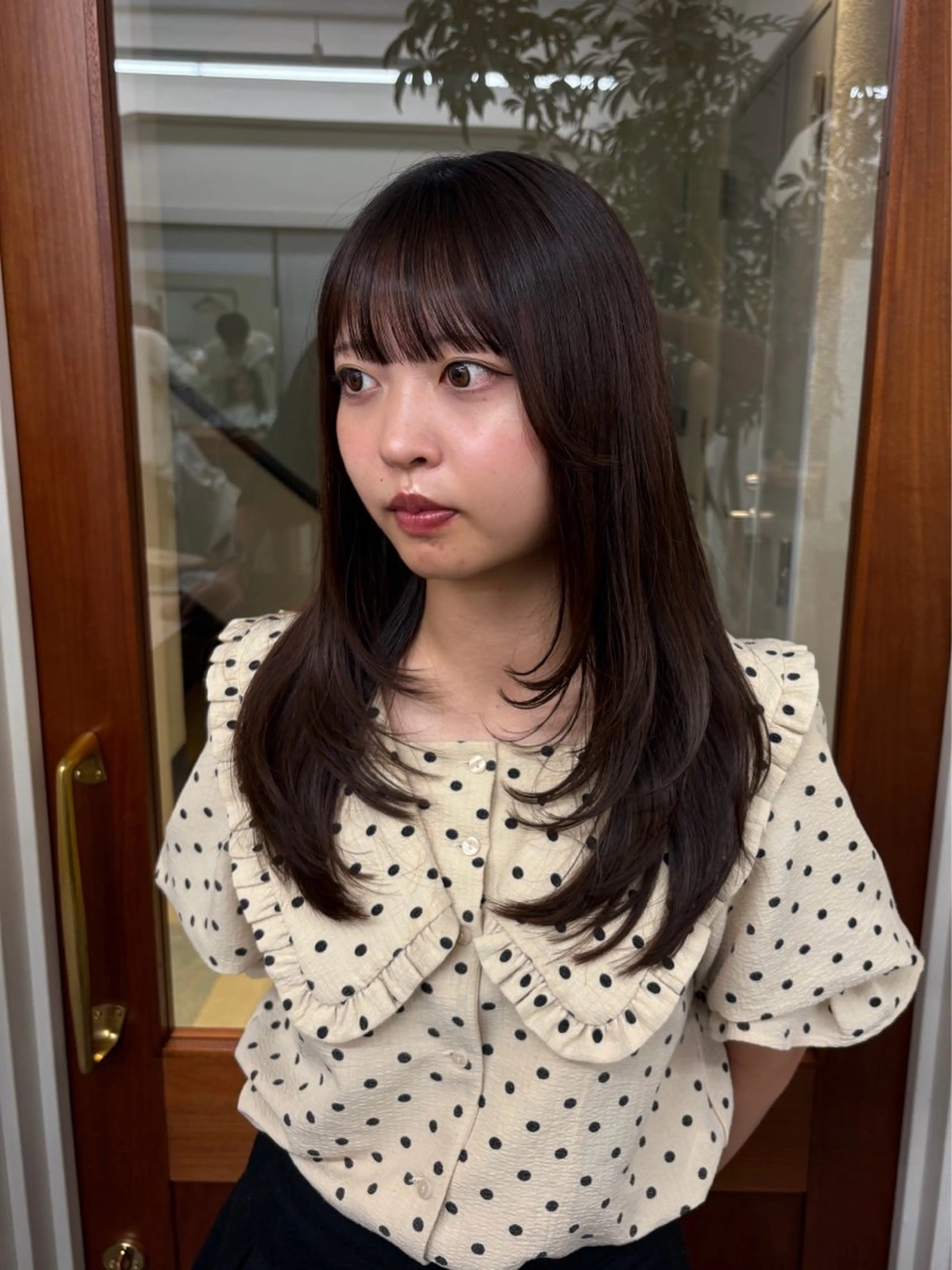 ロング レイヤー/顔周り/ 透明感/ののか💞のヘアスタイル