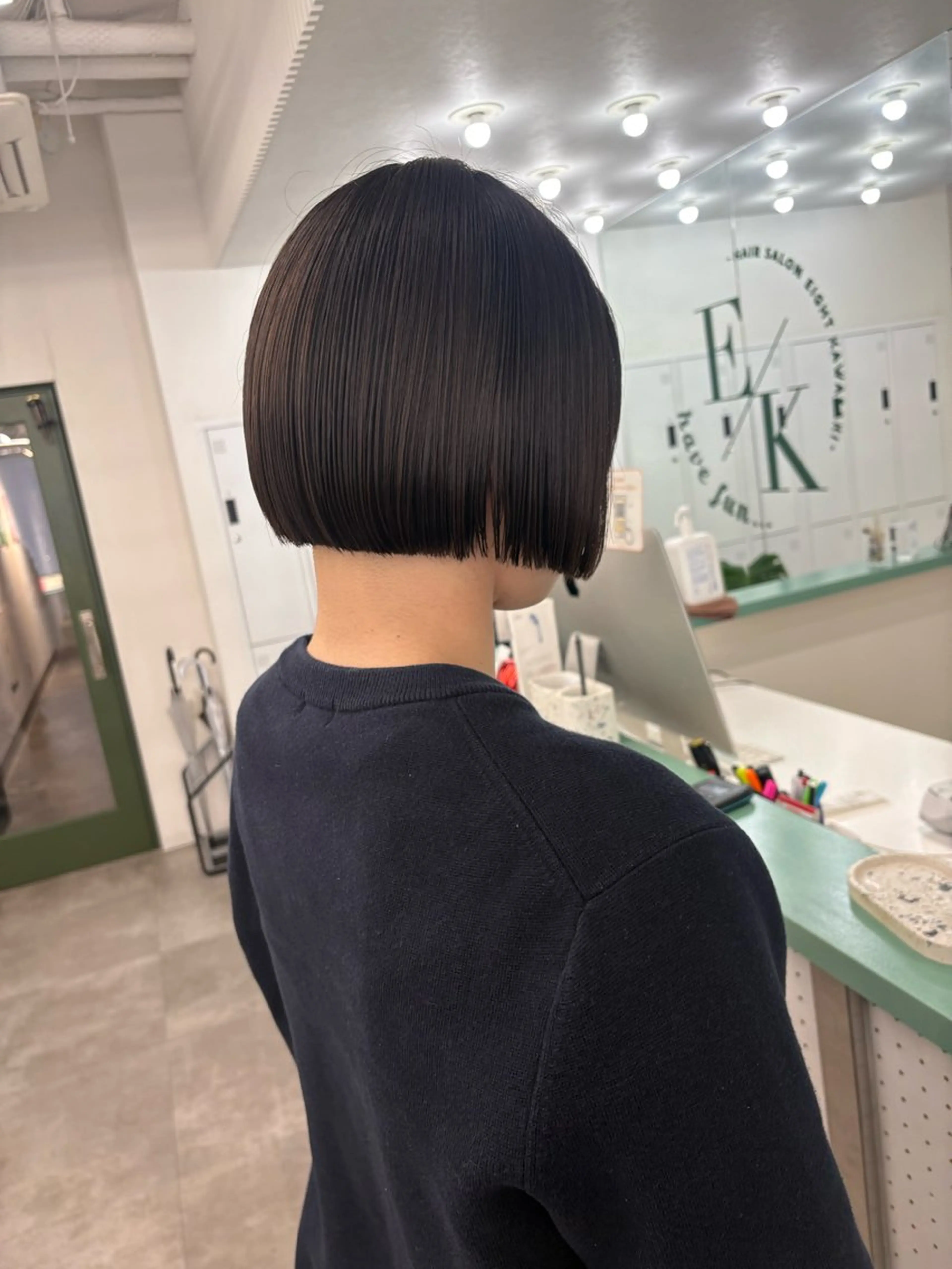 ショート カット トリートメント 綾乃／デザインカラー ／ハイトーン／ボブのヘアスタイル