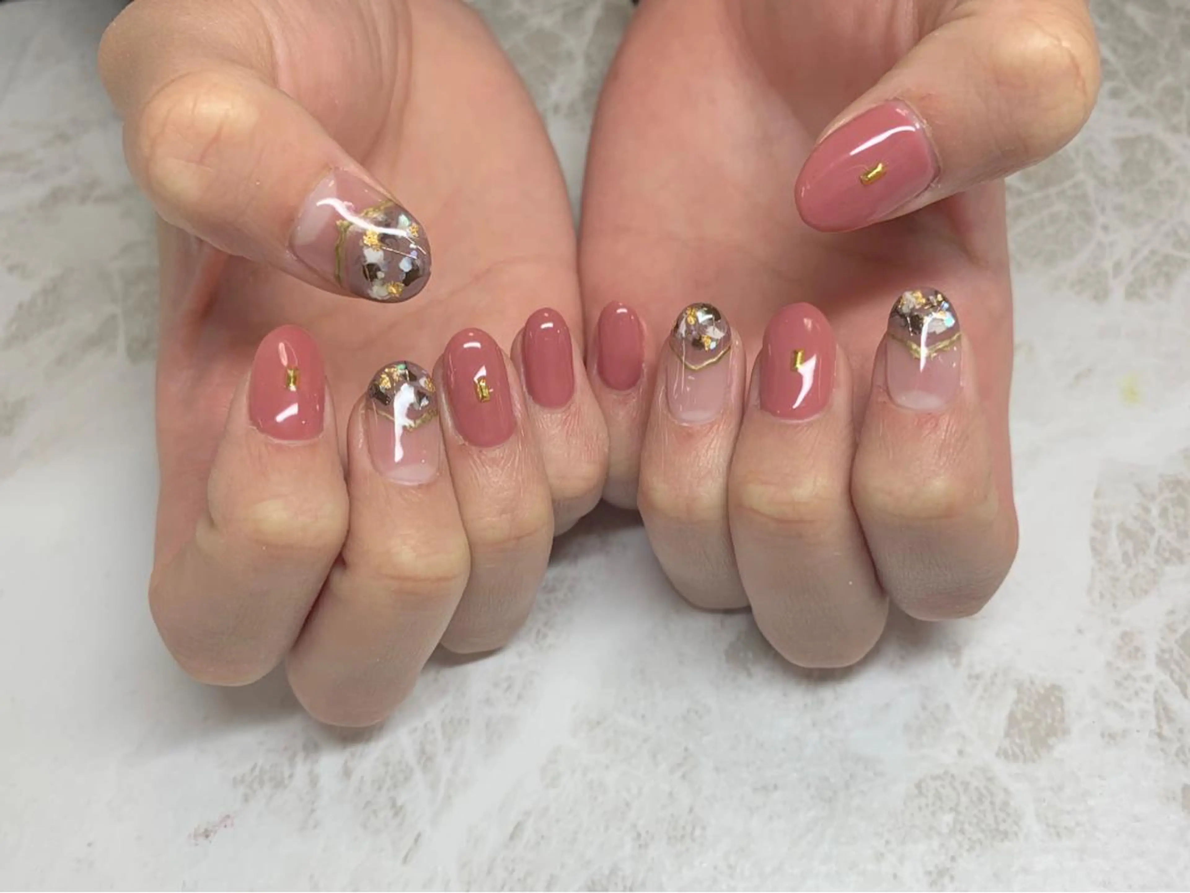 ネイル フレンチネイル ニュアンスネイル LULU LIMAのネイルデザイン