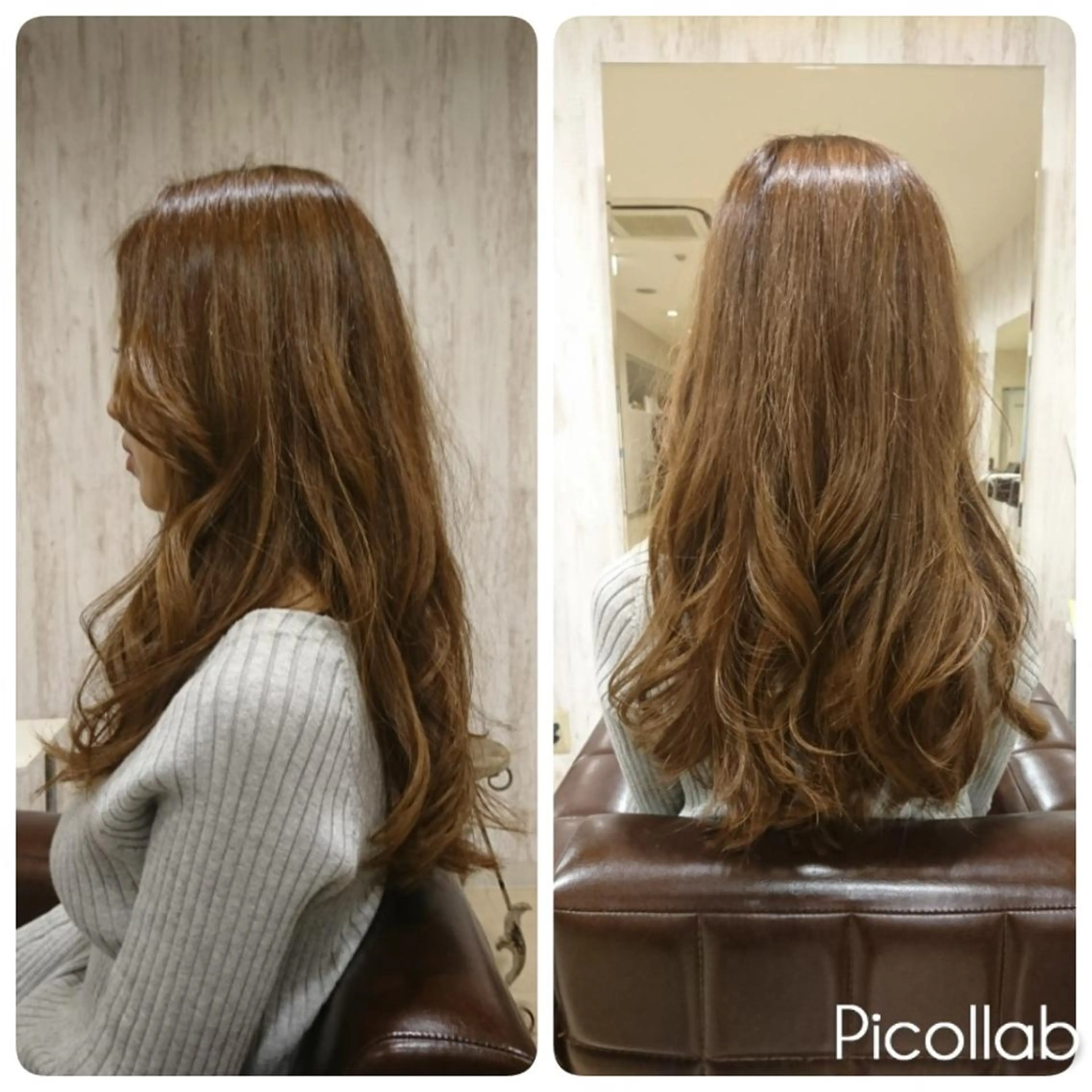 ロング カラー アッシュ ロング ACROあべの店所属・艶カラー/インナー /グラデ/大西小百合のヘアスタイル