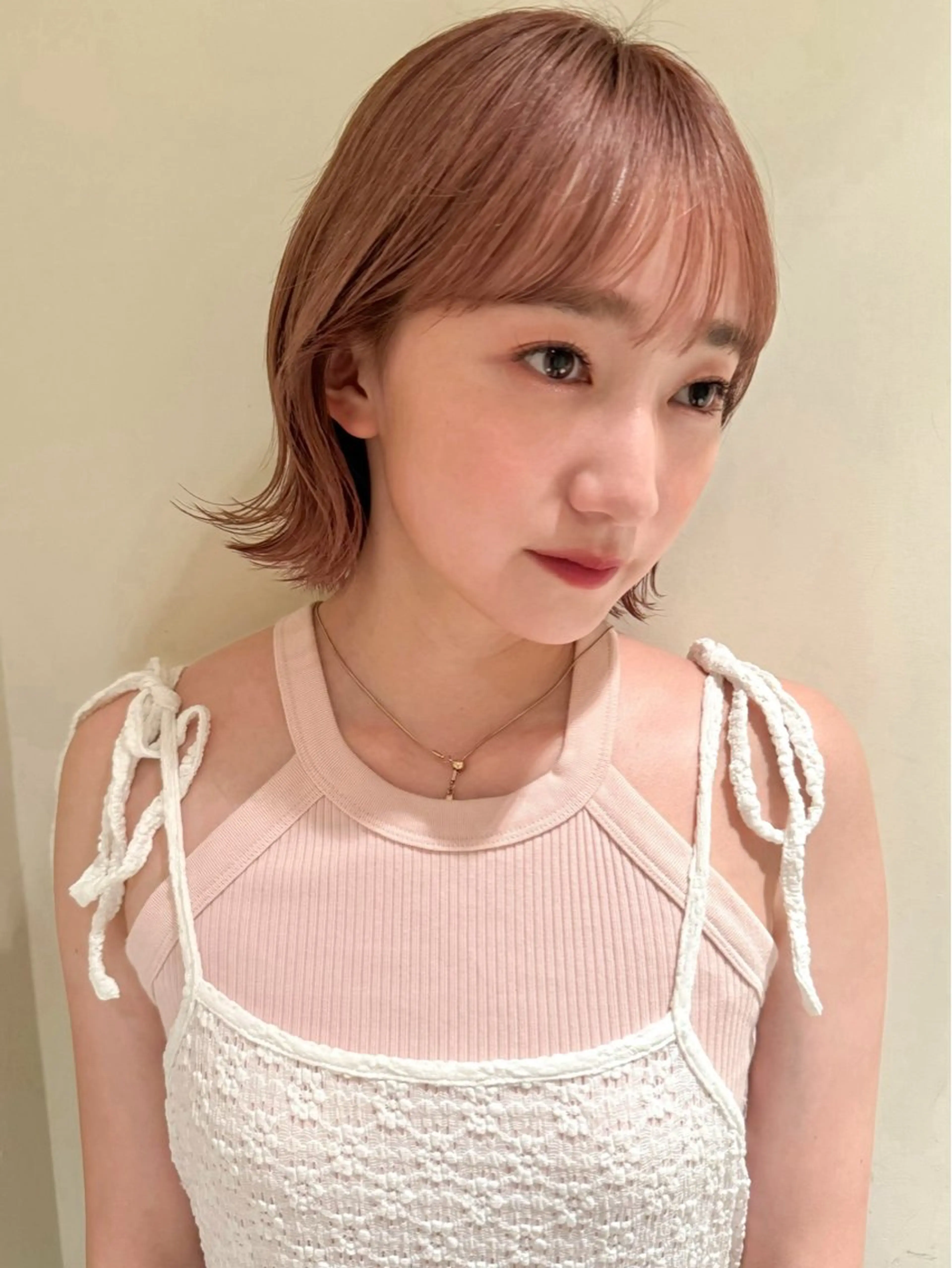 ショート カラー カット ヘアカラー トリートメント 松本優香/ボブ/ダ ブルカラー/髪質改善のヘアスタイル