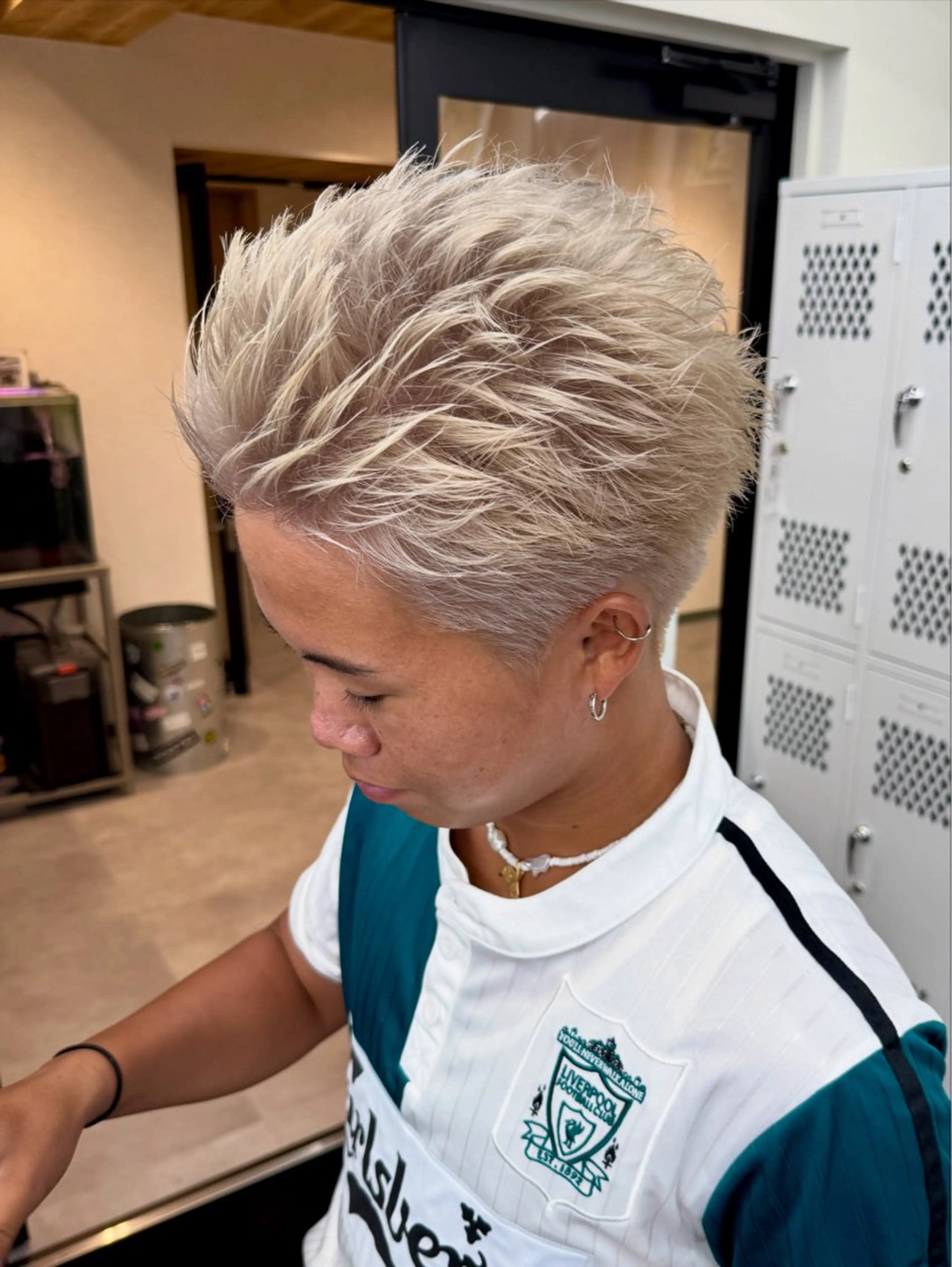 カラー メンズ センターパート メンズ韓国風 マッシュ メンズパーマ ツーブロック 横浜メンズパーマ/ シャドウ/ショウゴのヘアスタイル