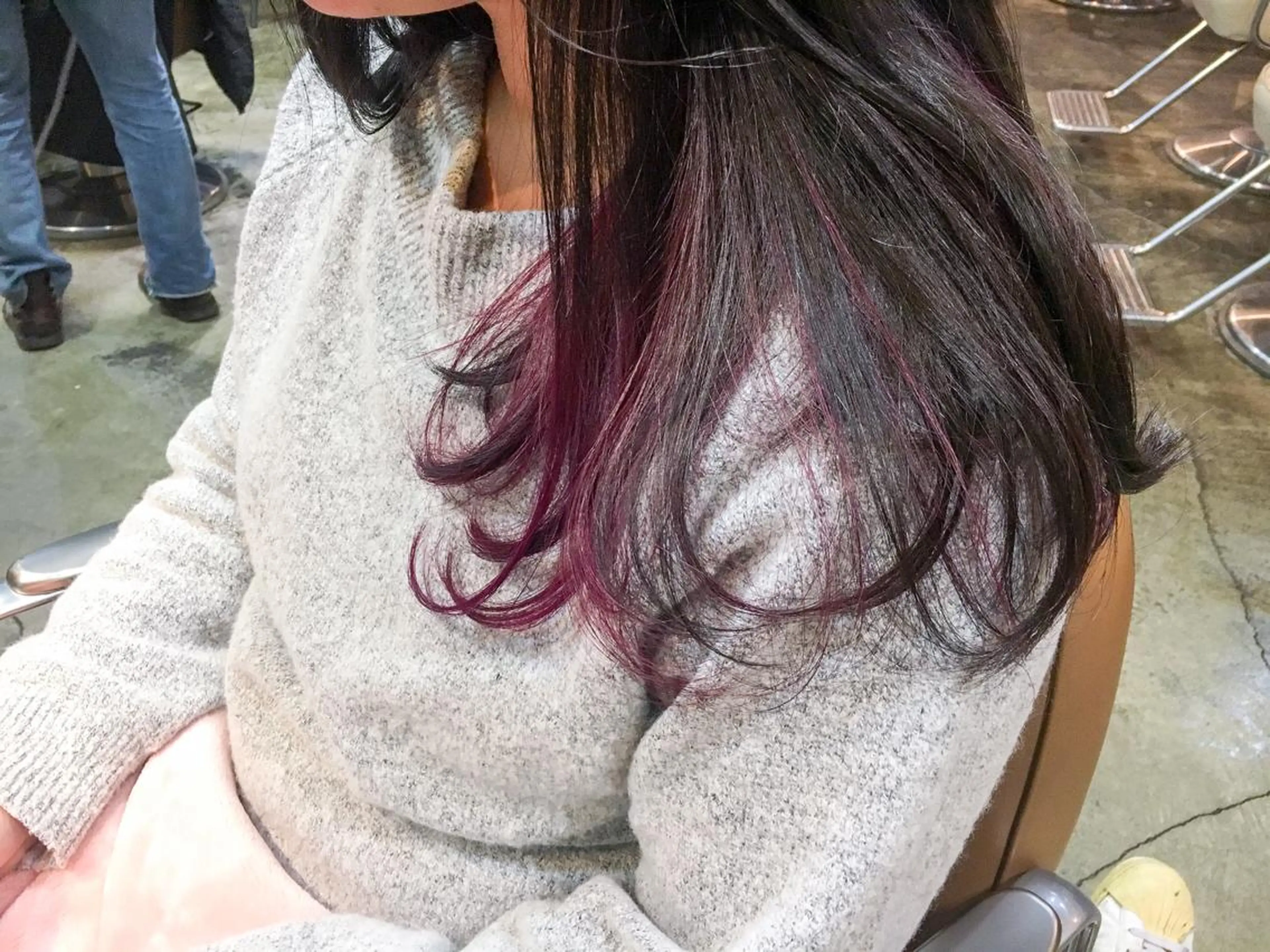 ロング カラー 北條 優輝のヘアスタイル