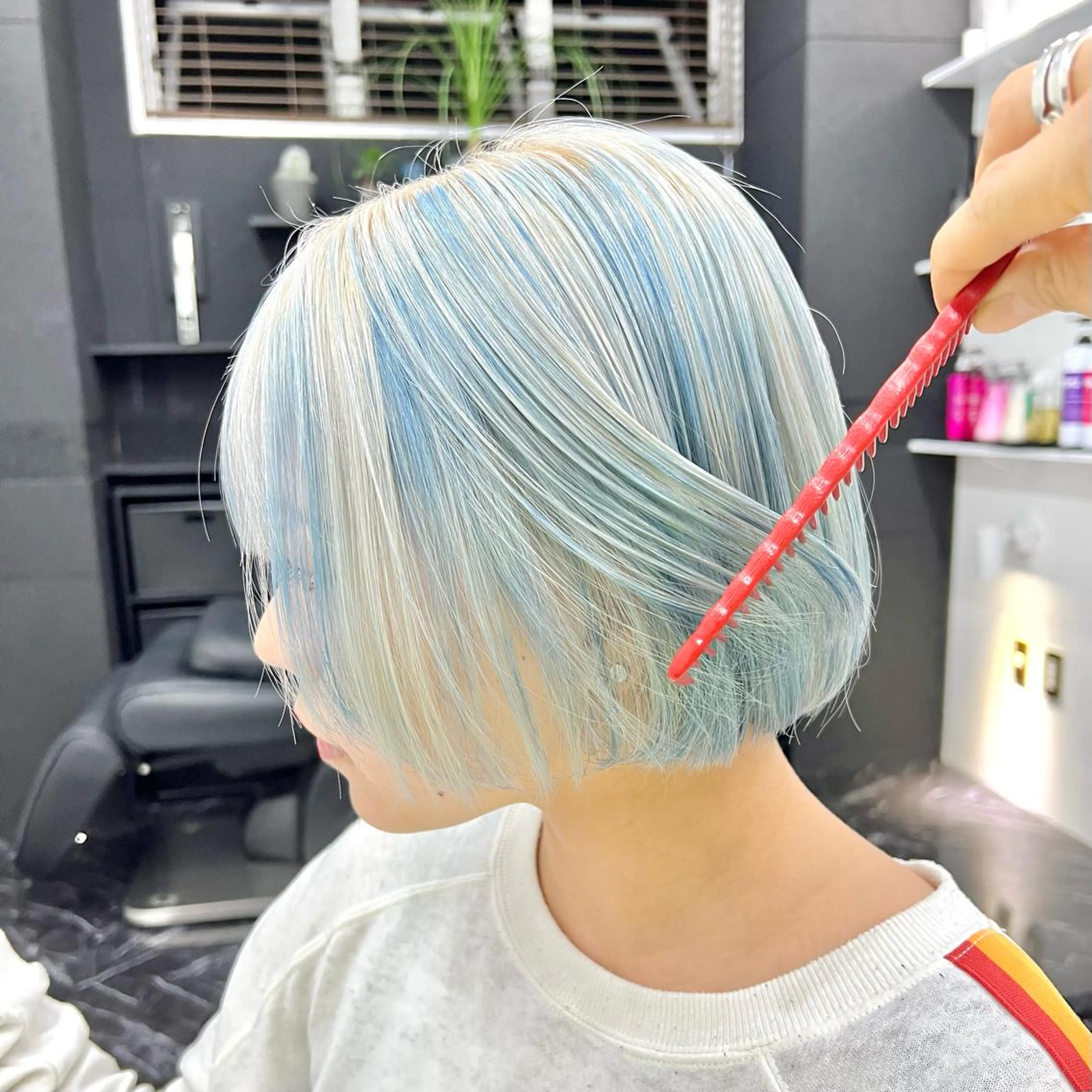 ショート カラー ブリーチ ハイトーンカラー ChuDuck所属・🐮ChuDuck 代表　SHOTA🐮のヘアスタイル