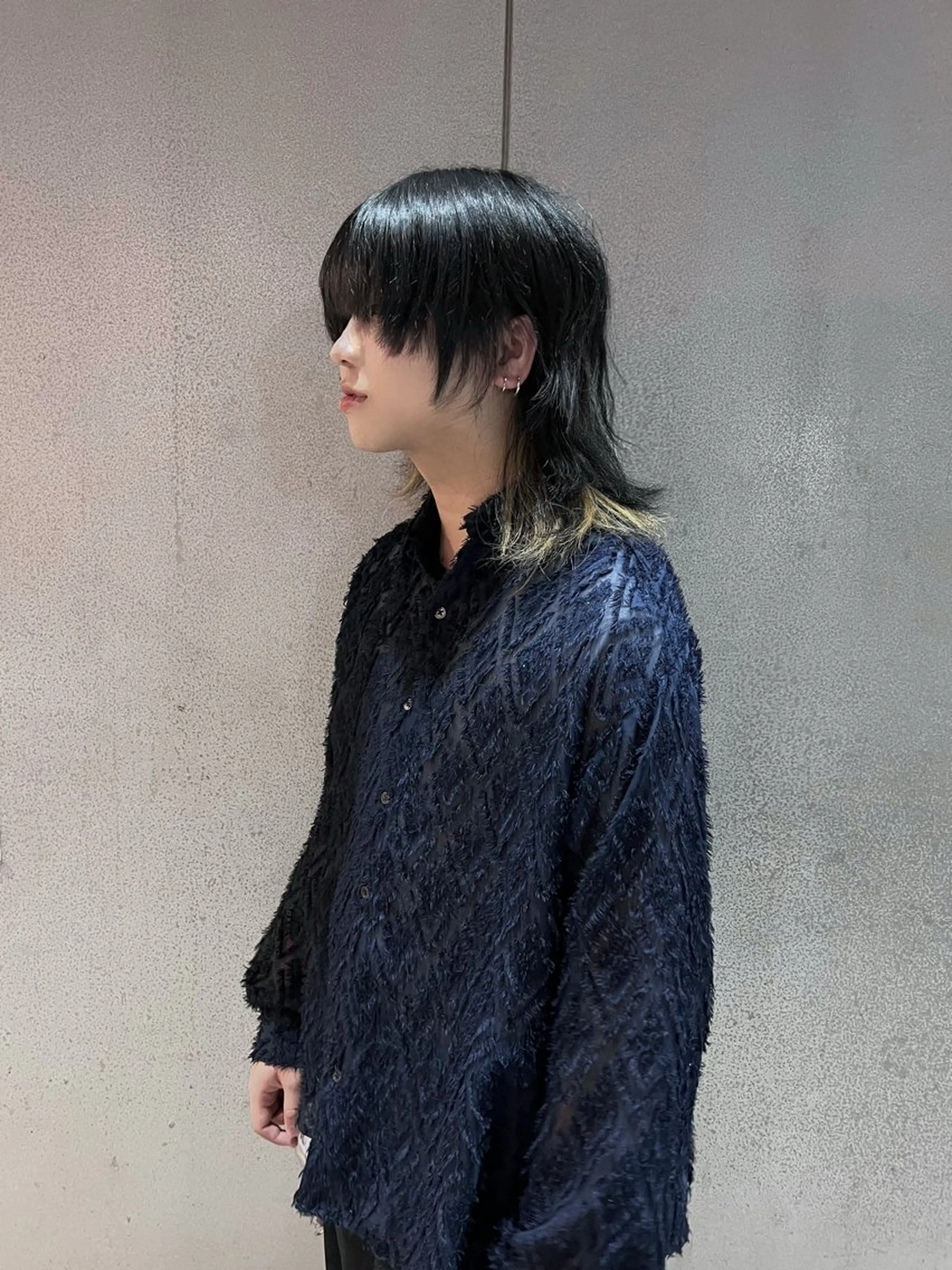 ミディアム ウルフカット 鹿児島 天文館 Colore凜のヘアスタイル