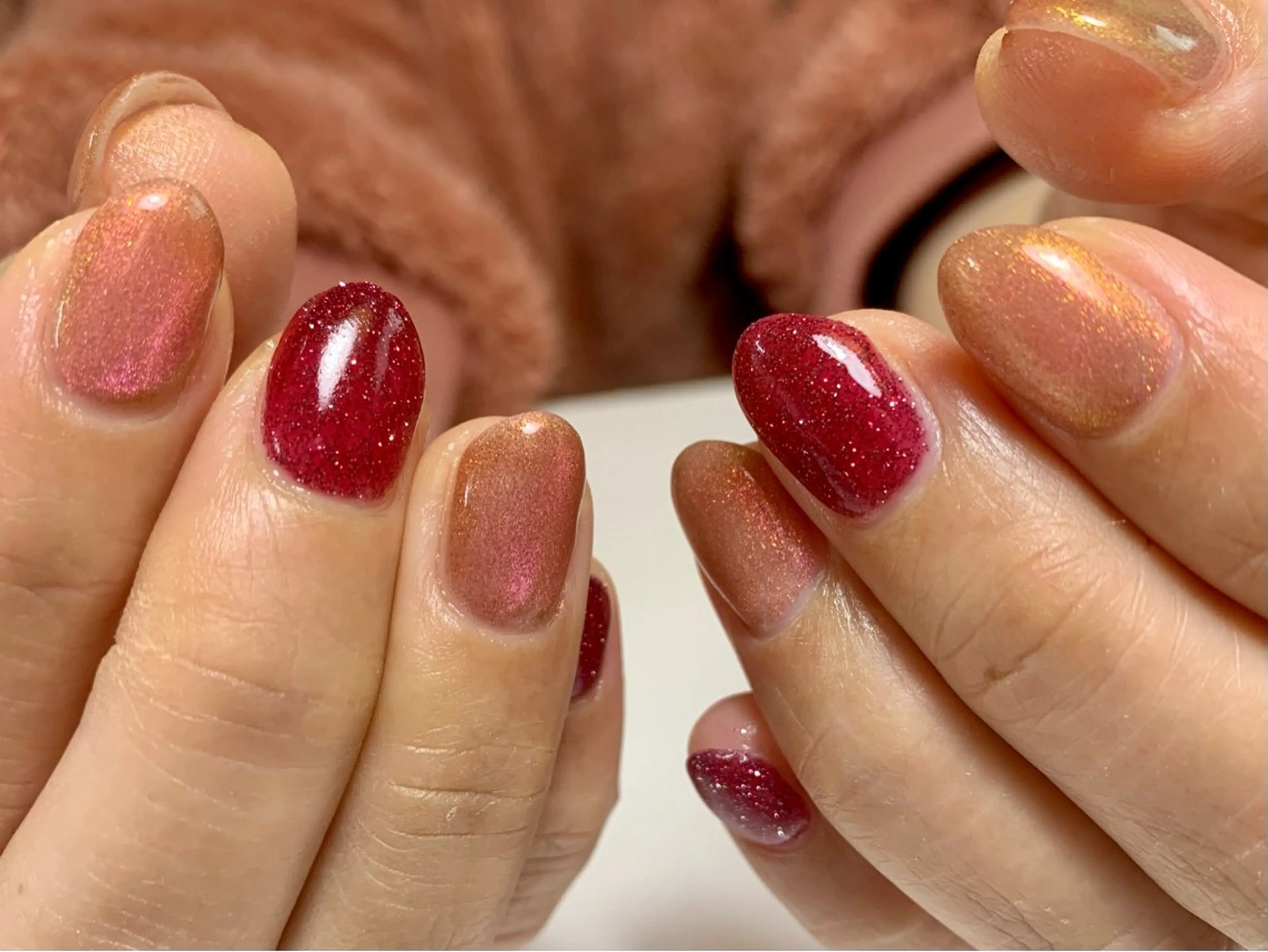 ネイル フラッシュネイル マグネットネイル ピンク is.nail 🌷sonokoのネイルデザイン