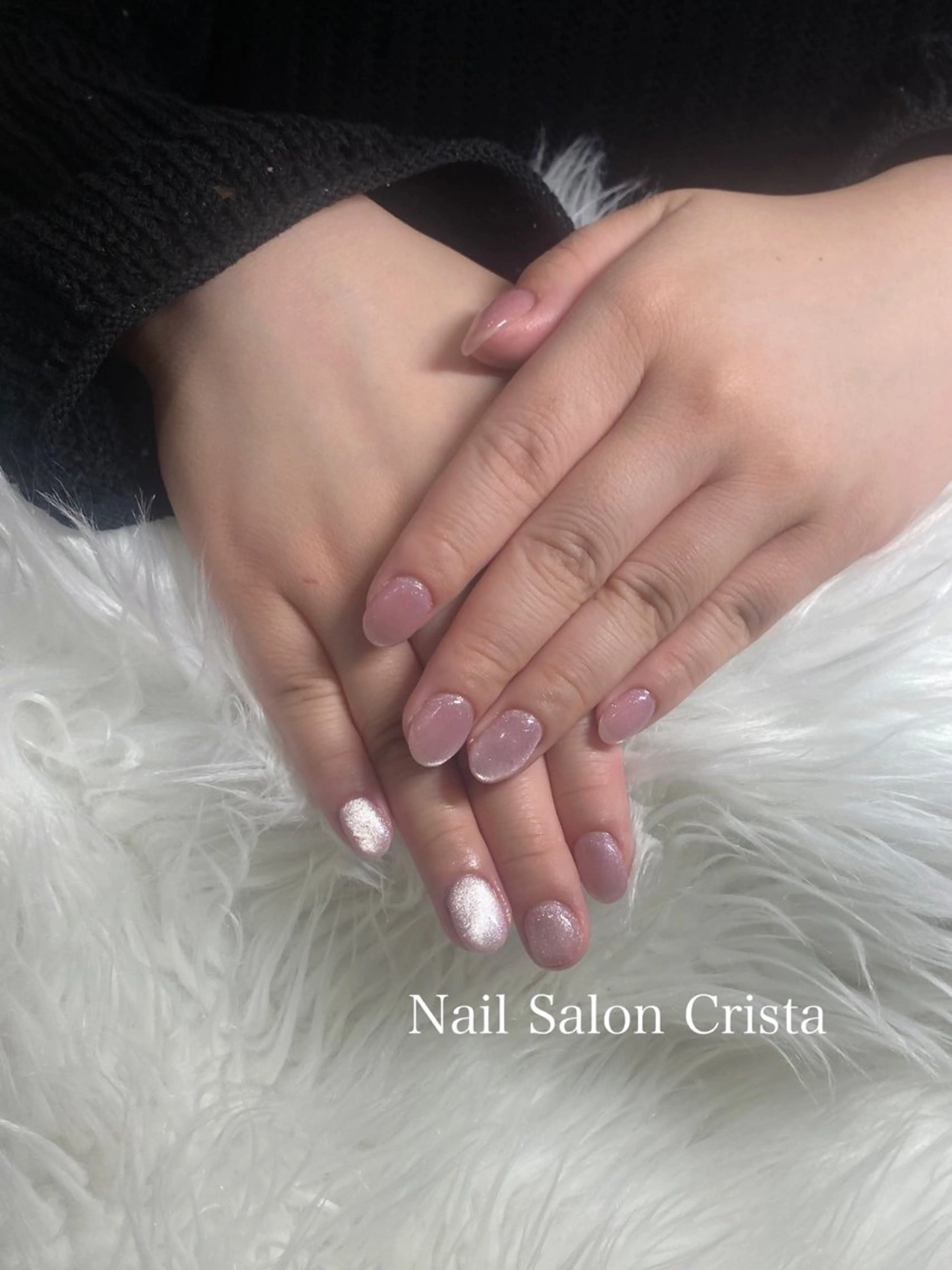 ネイル ジェルネイル パラジェル ピンク ハンドネイル CRISTA所属・CRISTA MOMOのネイルデザイン