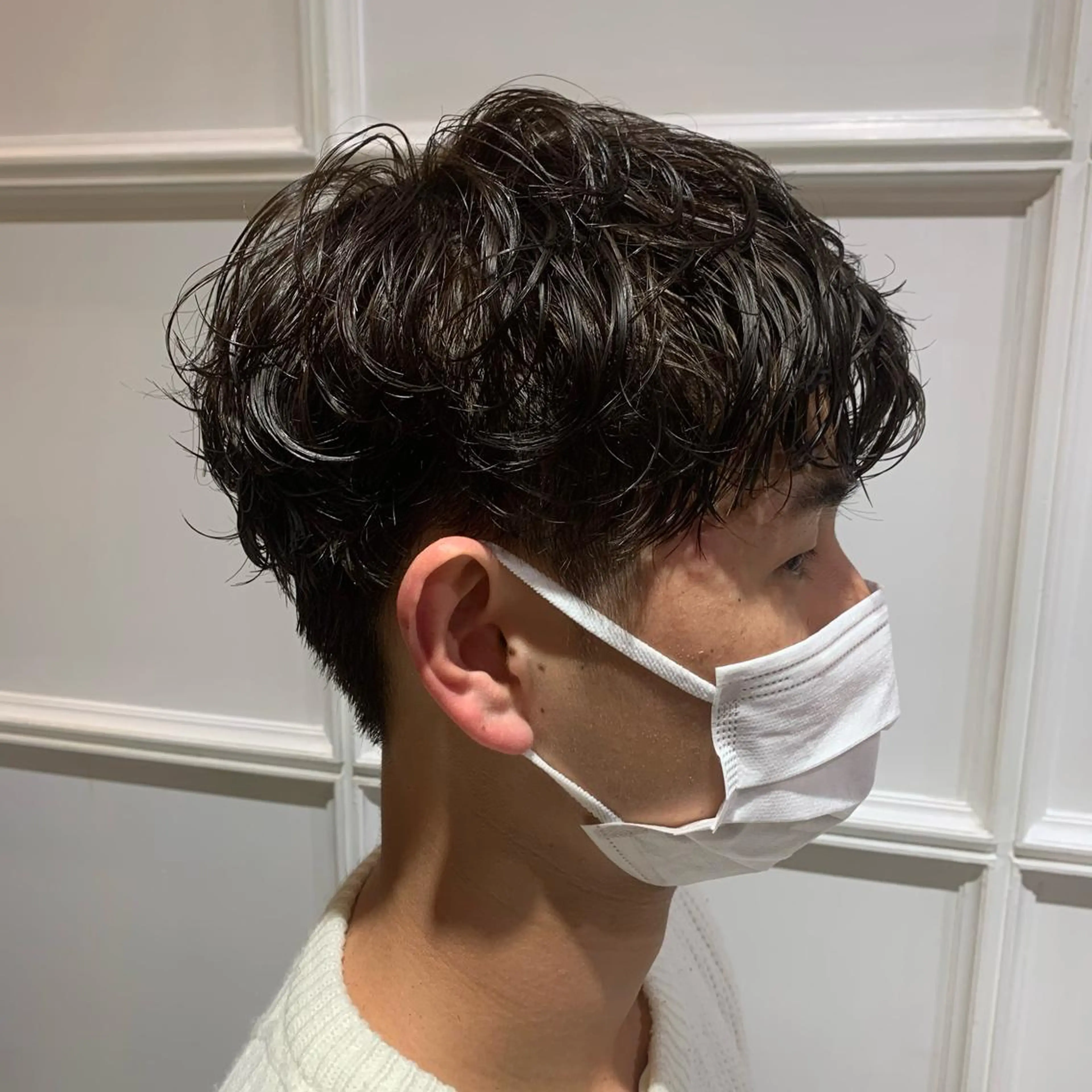 ショート パーマ ヘアアレンジ メンズ メンズパーマ ニュアンスパーマ 髪質改善カラー&TR 縮毛矯正/弱酸性矯正のヘアスタイル