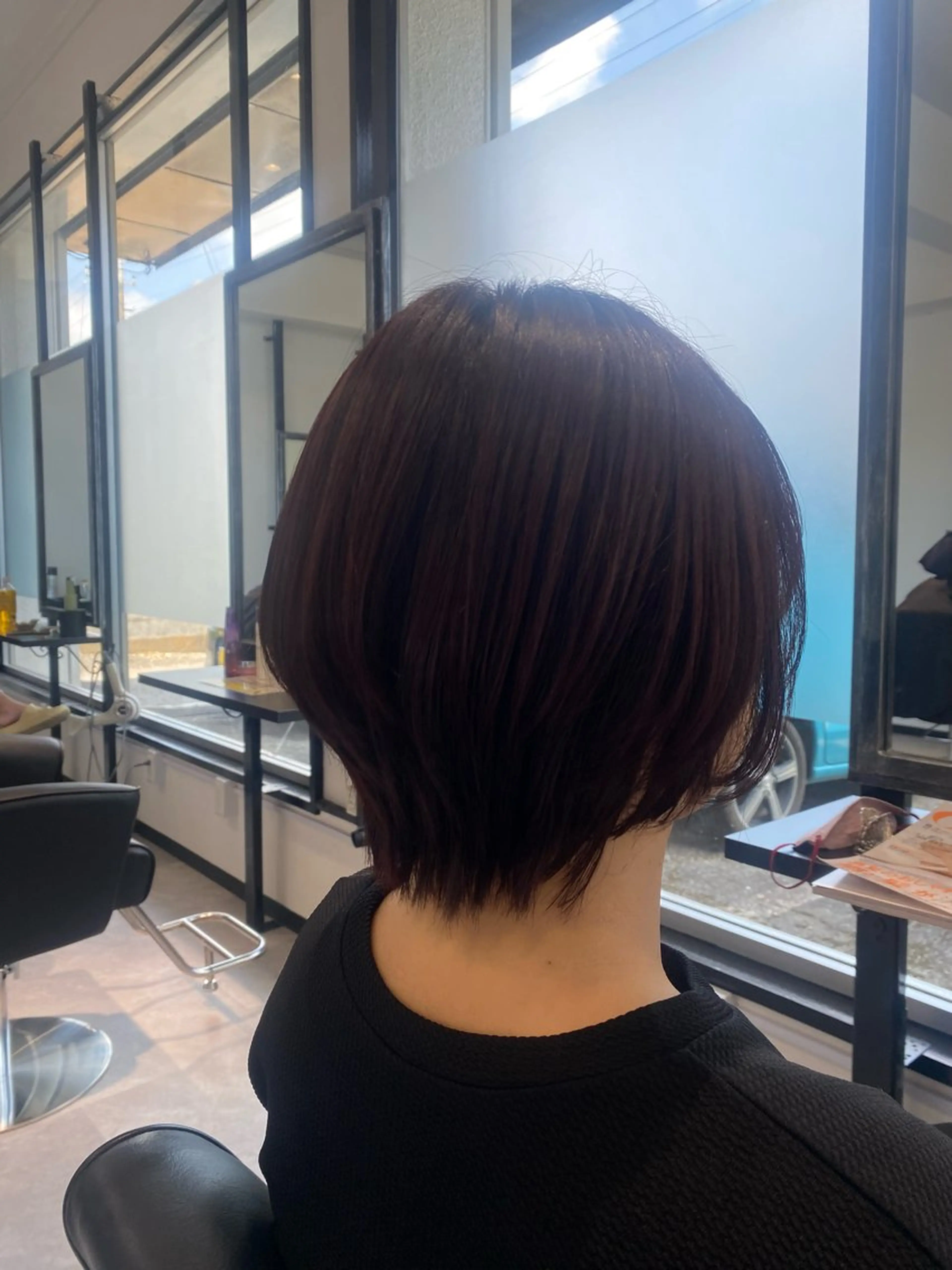 ショート カット トリートメント JILL    hair所属・maki💖 ボブ/縮毛矯正のヘアスタイル